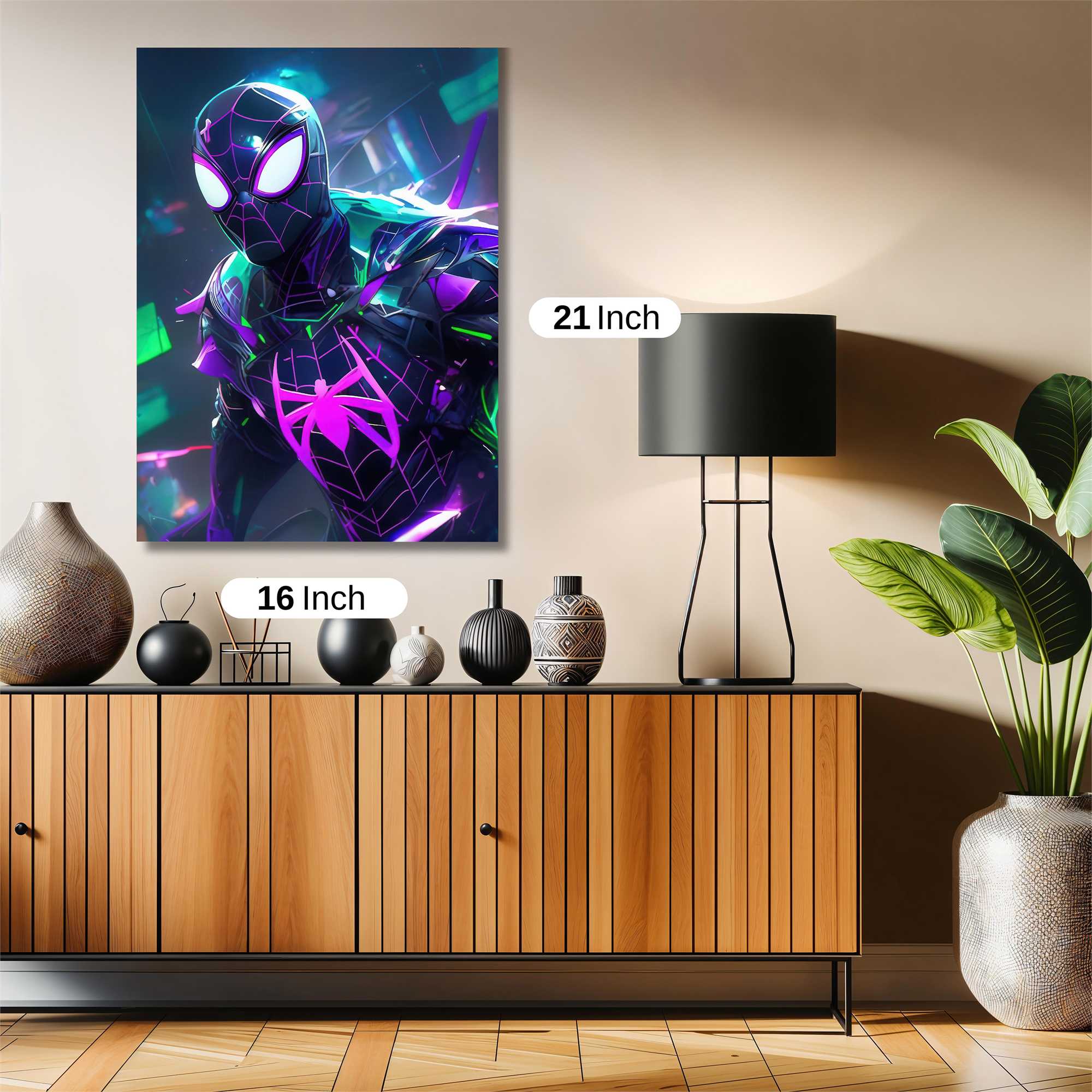 Spider Neon Safe Wall Magnetic / M