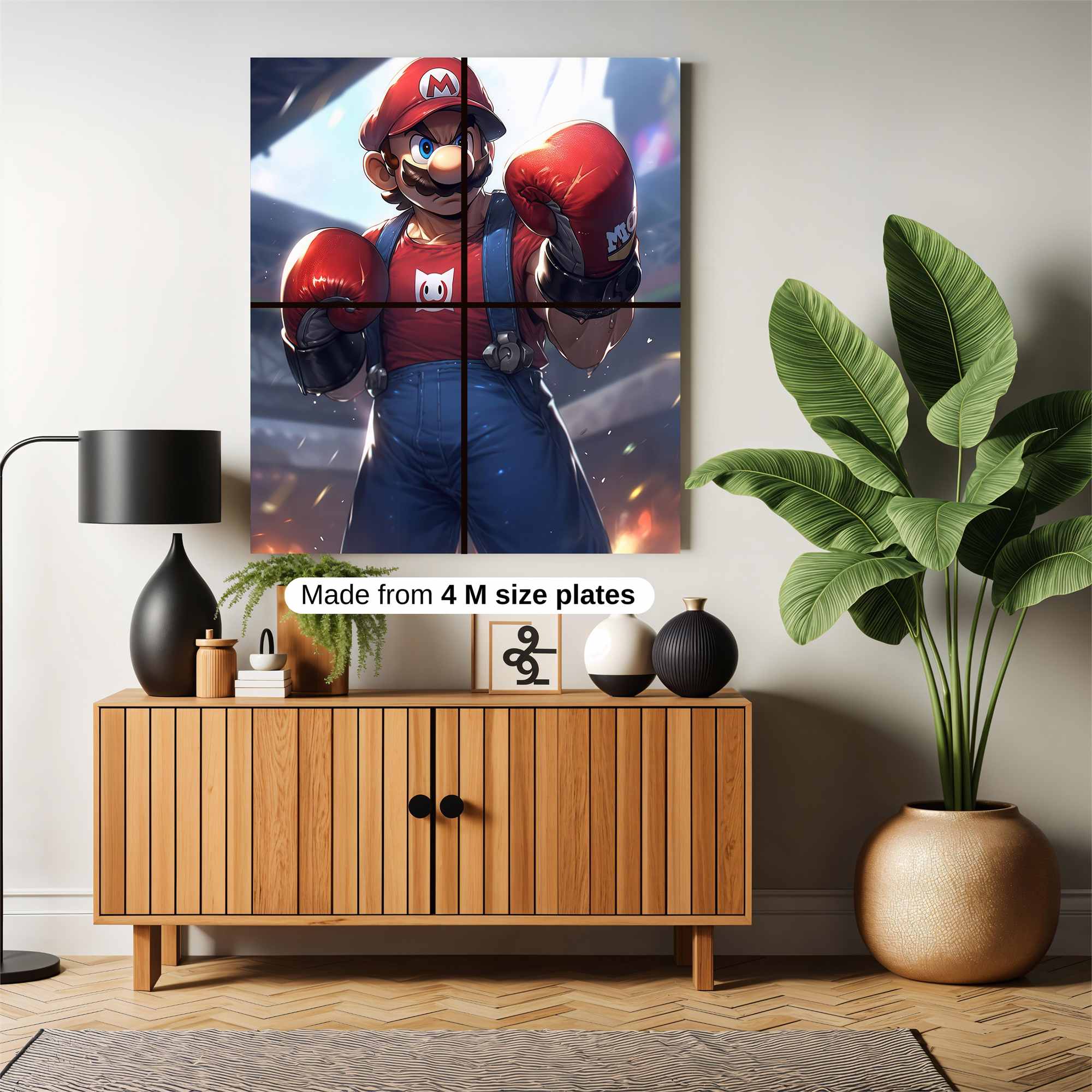 Mario Rumble Safe Wall Magnetic / M