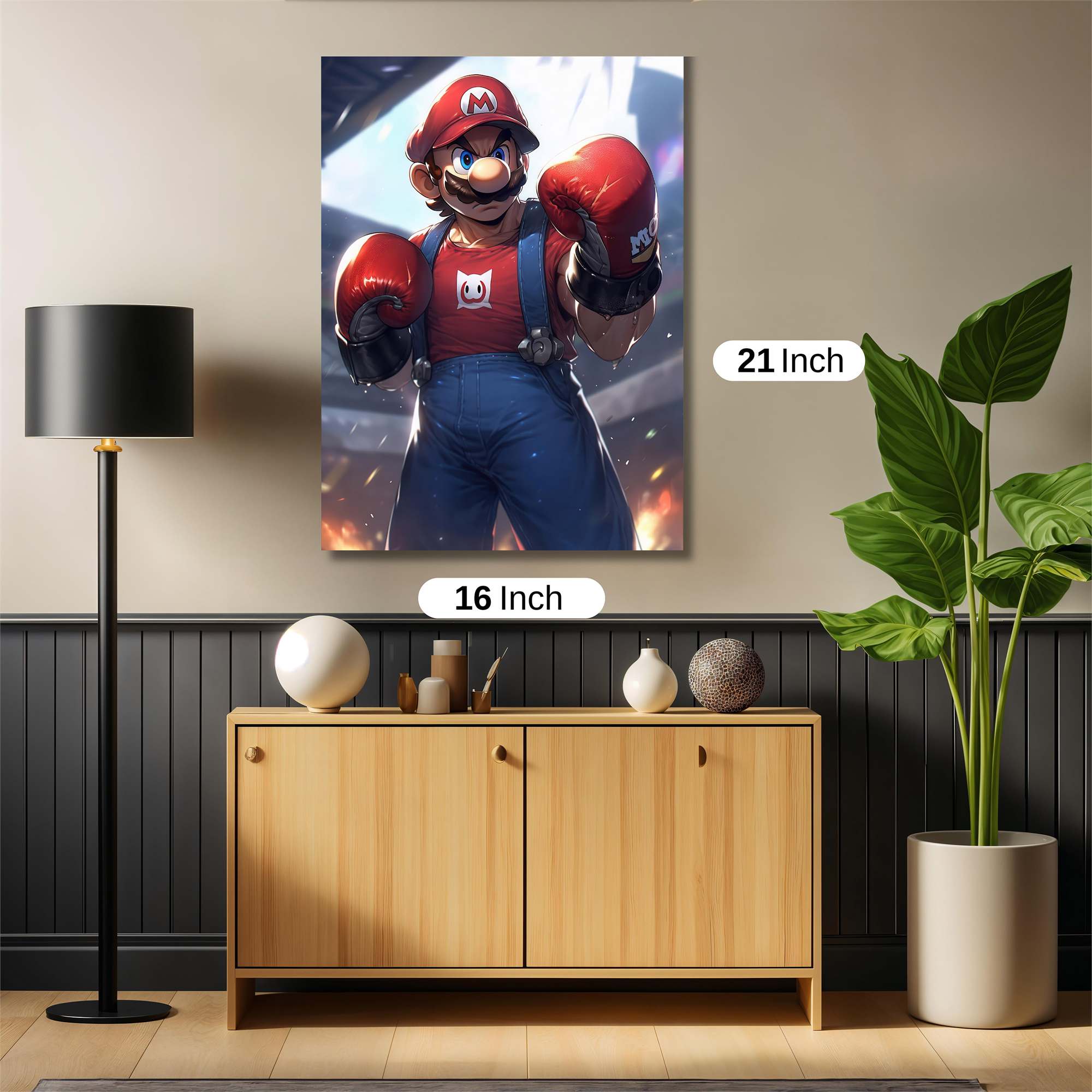 Mario Rumble Safe Wall Magnetic / M