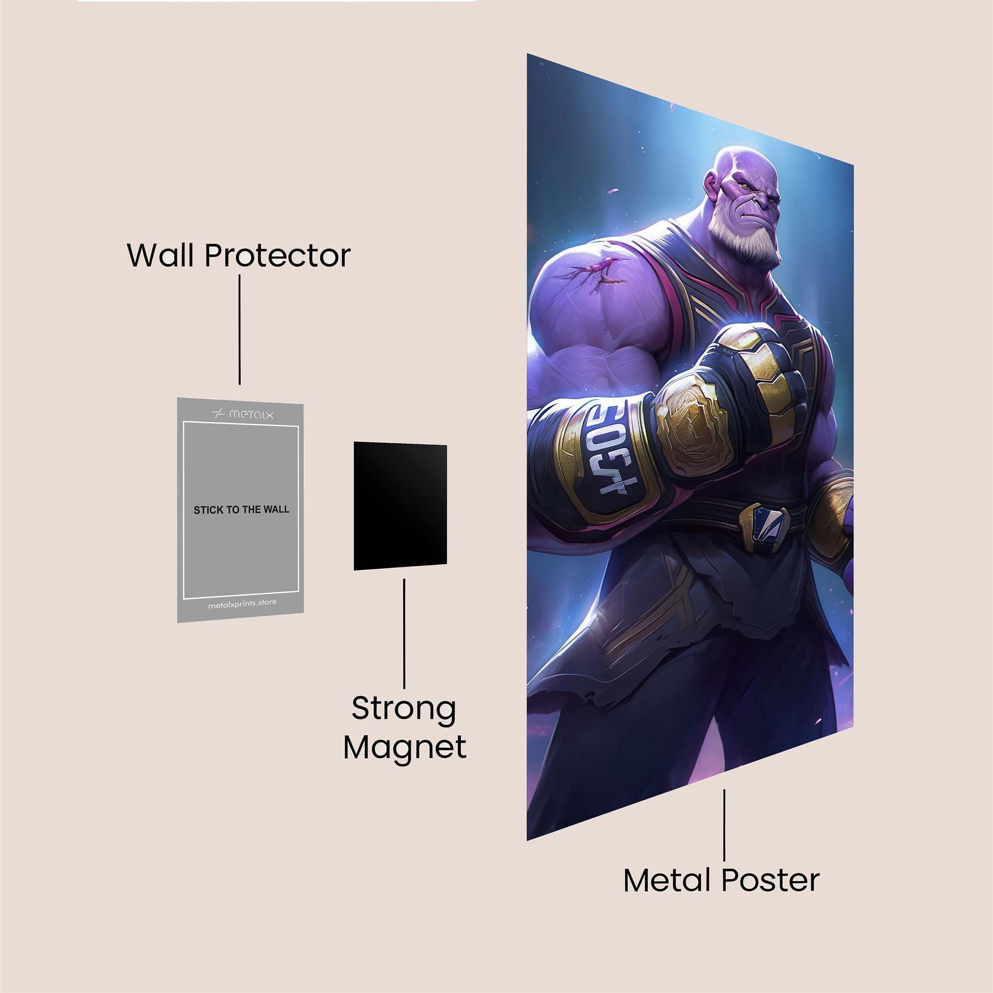 Titan Strike Safe Wall Magnetic / M