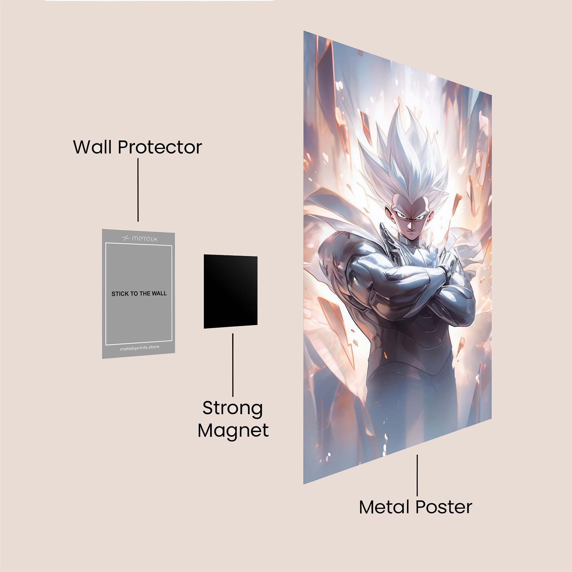 Vegeta Ascendant Safe Wall Magnetic / M