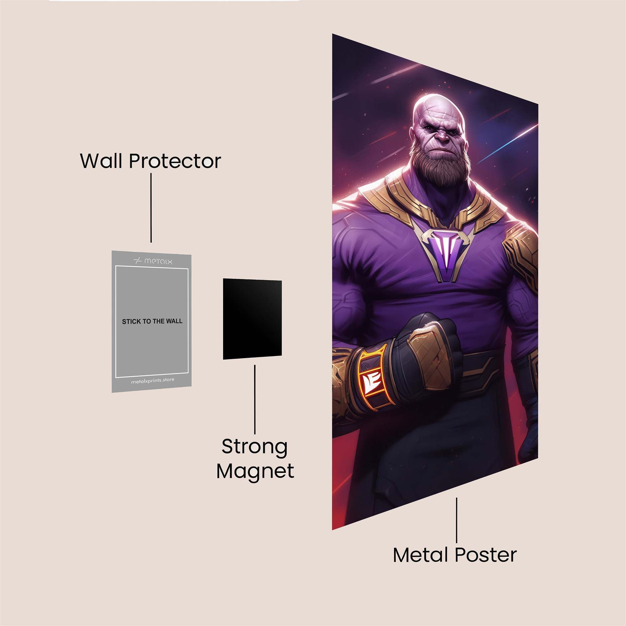 Thanos Resolved Safe Wall Magnetic / M