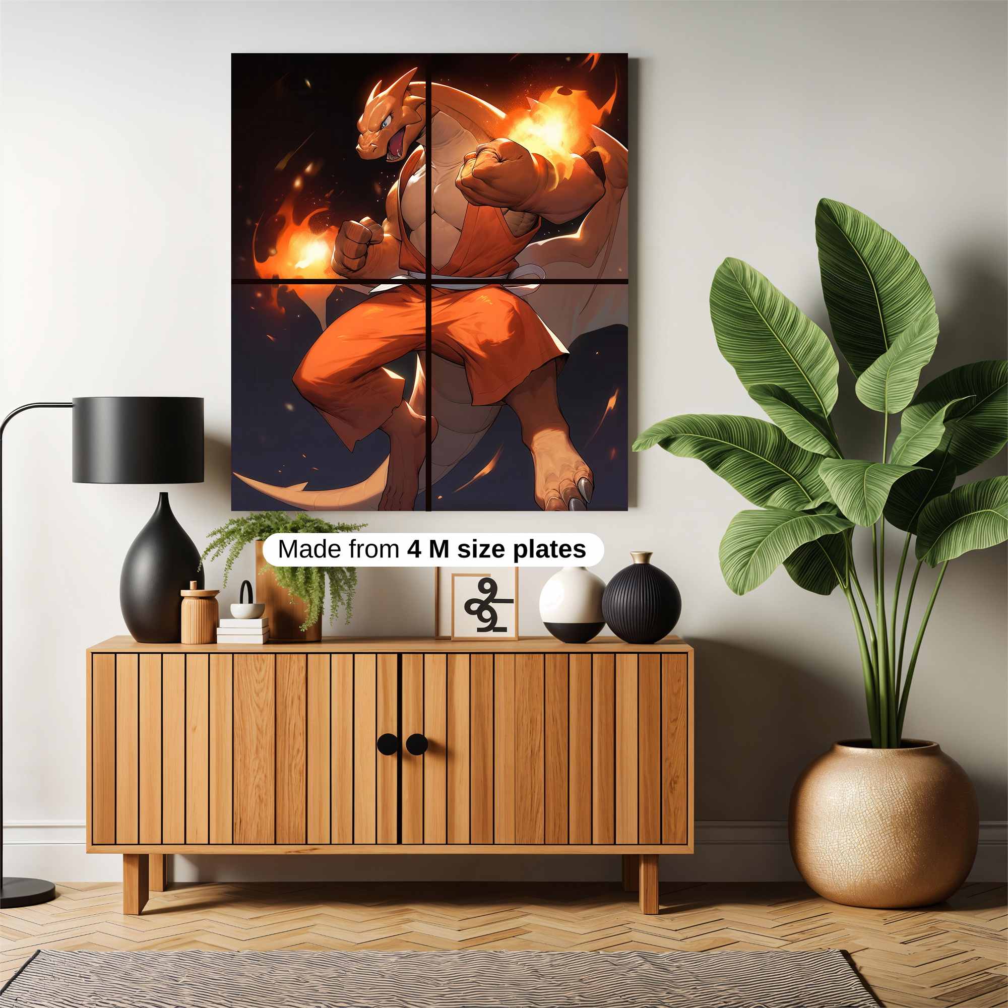 Charizard Blaze Safe Wall Magnetic / M