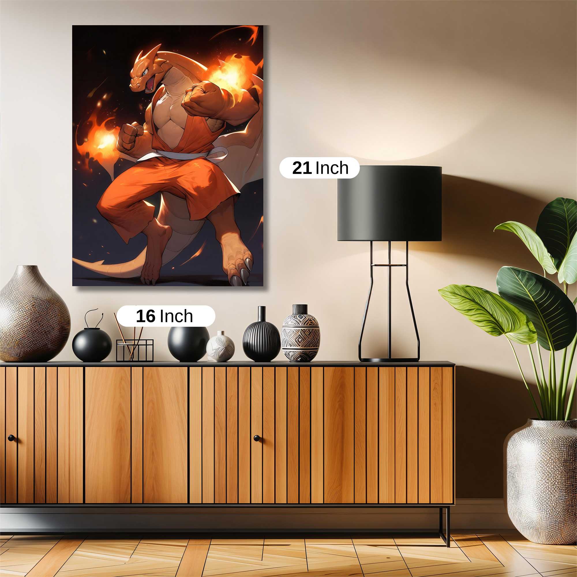 Charizard Blaze Safe Wall Magnetic / M