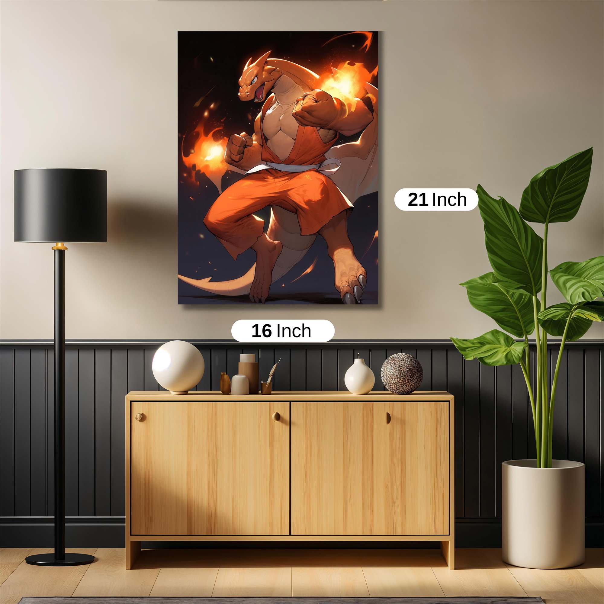 Charizard Blaze Safe Wall Magnetic / M