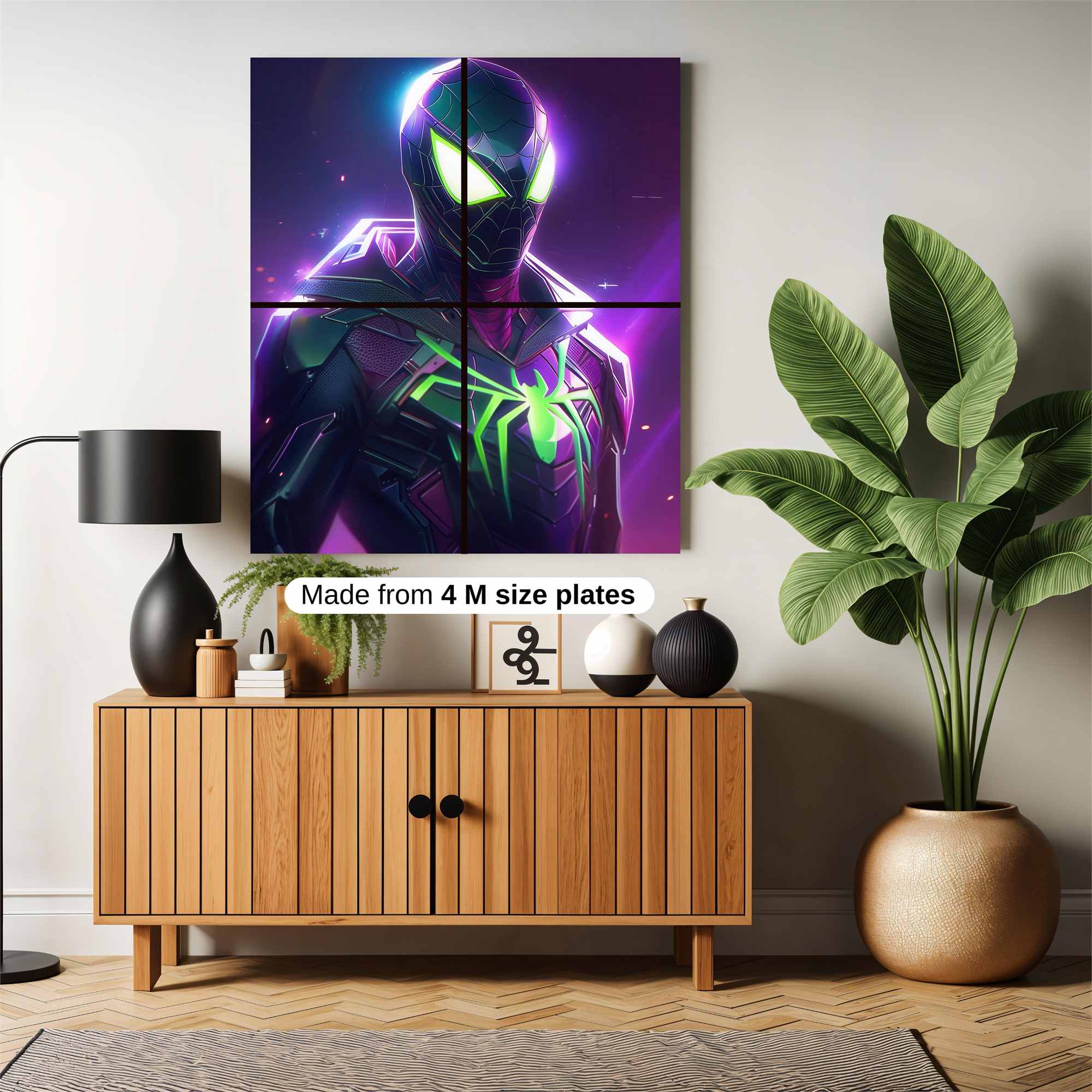 Neon Arachnid Safe Wall Magnetic / M