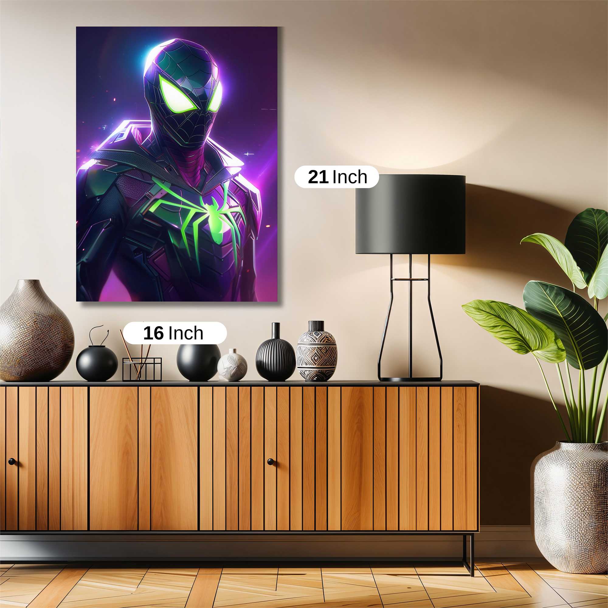 Neon Arachnid Safe Wall Magnetic / M