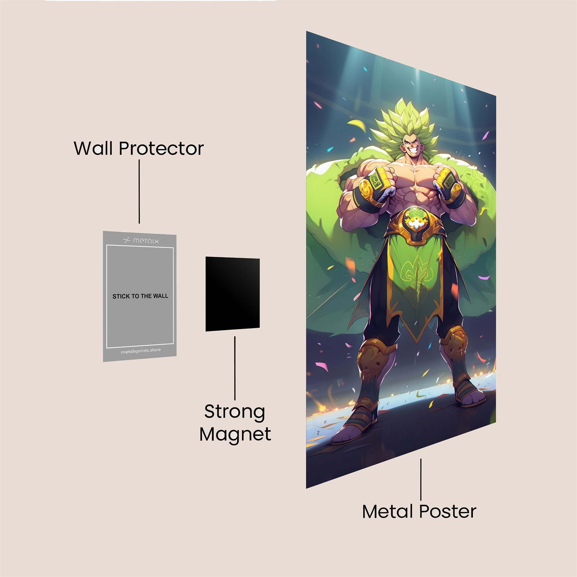 Brawny Radiance Safe Wall Magnetic / M