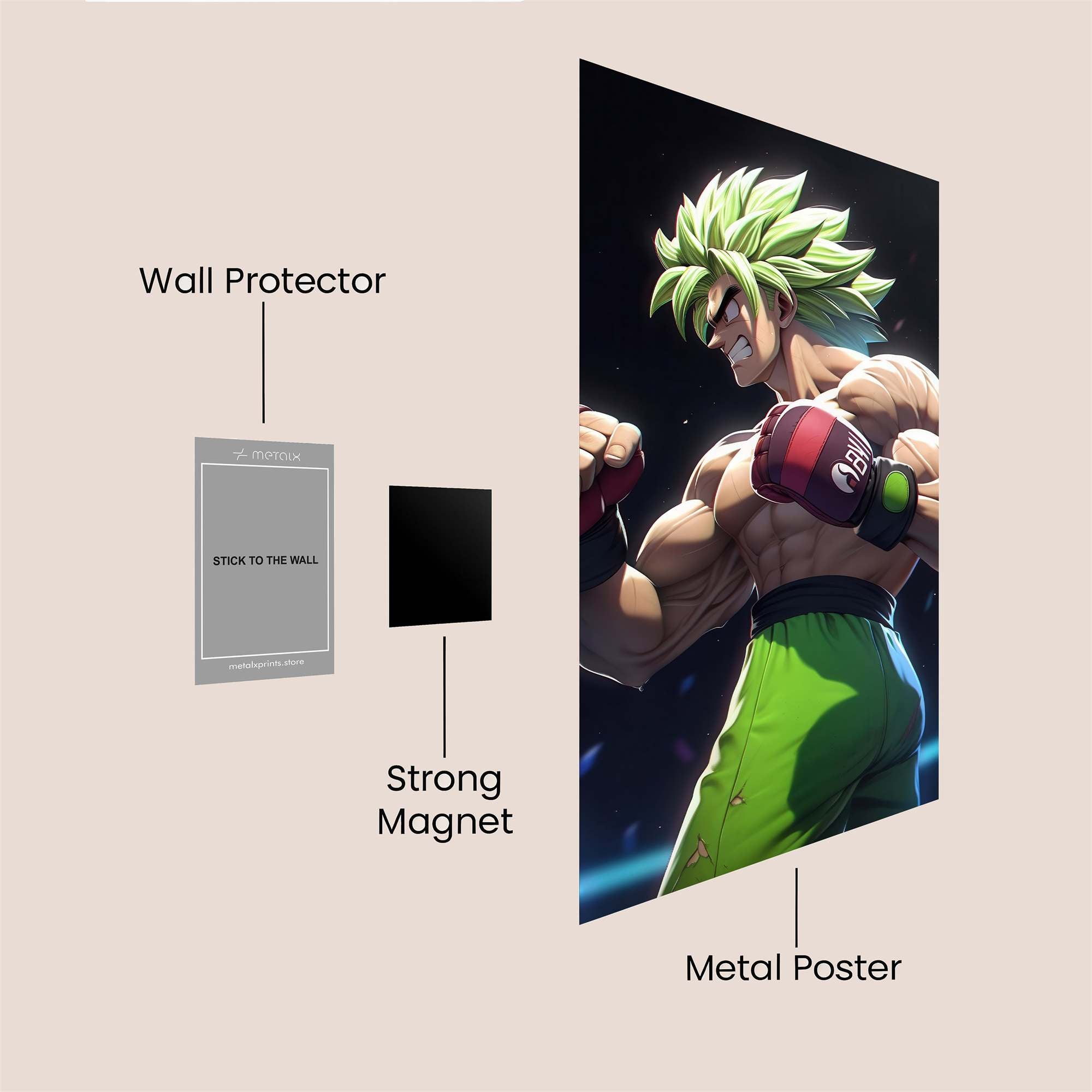 Broly Intensity Safe Wall Magnetic / M