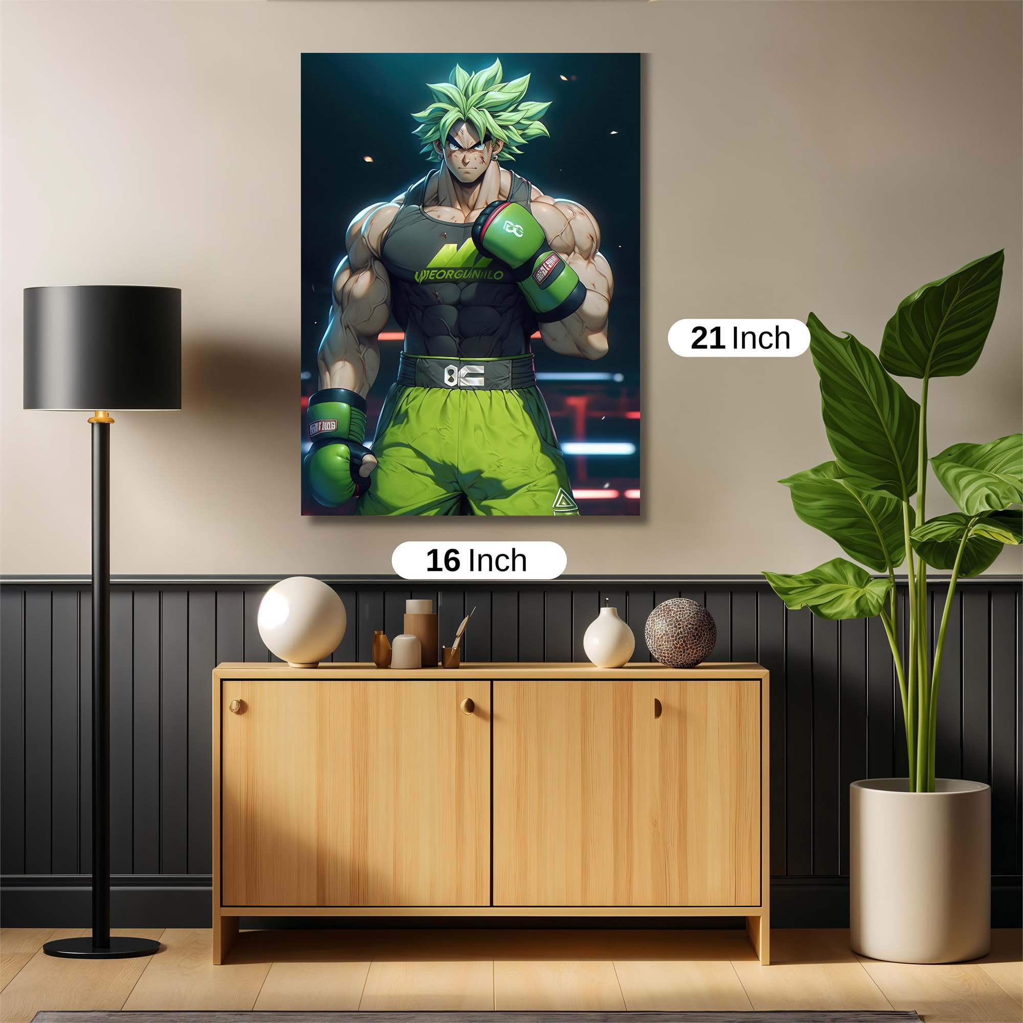 Broly Powerburst Safe Wall Magnetic / M