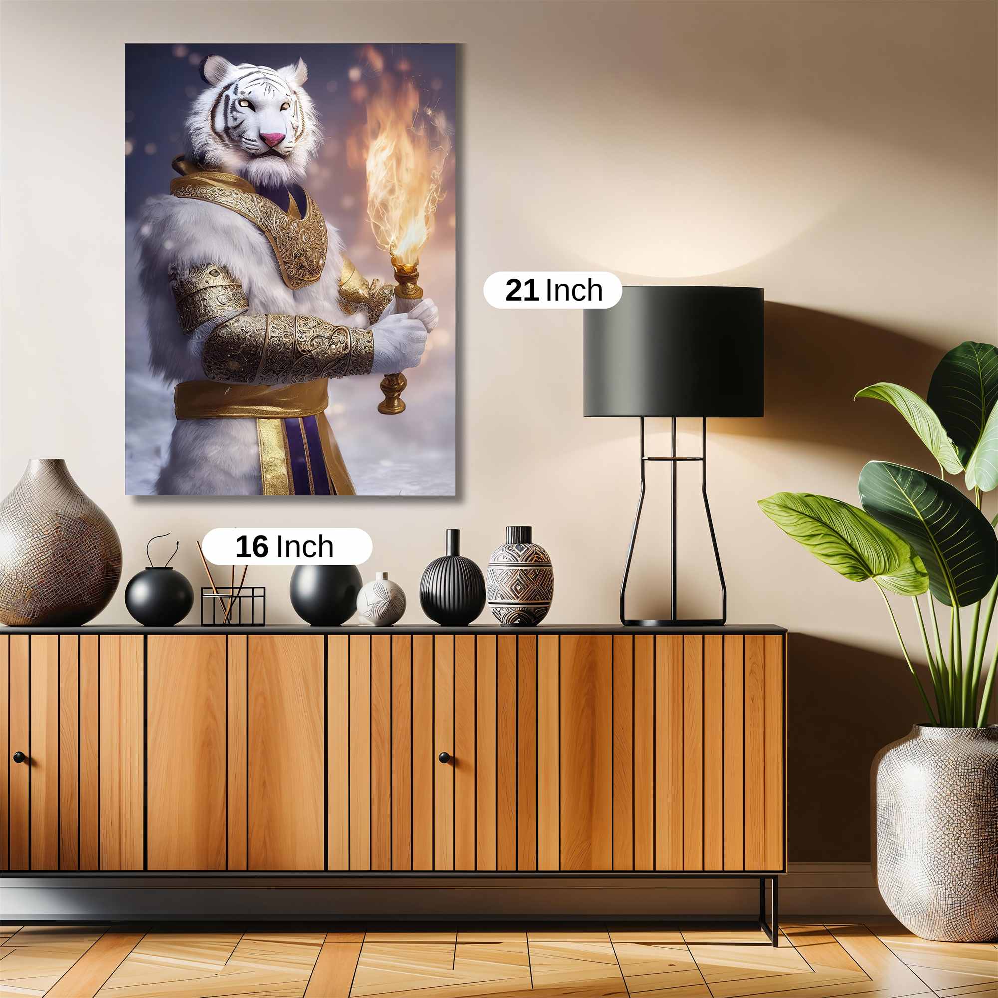 Majestic Flames Safe Wall Magnetic / M