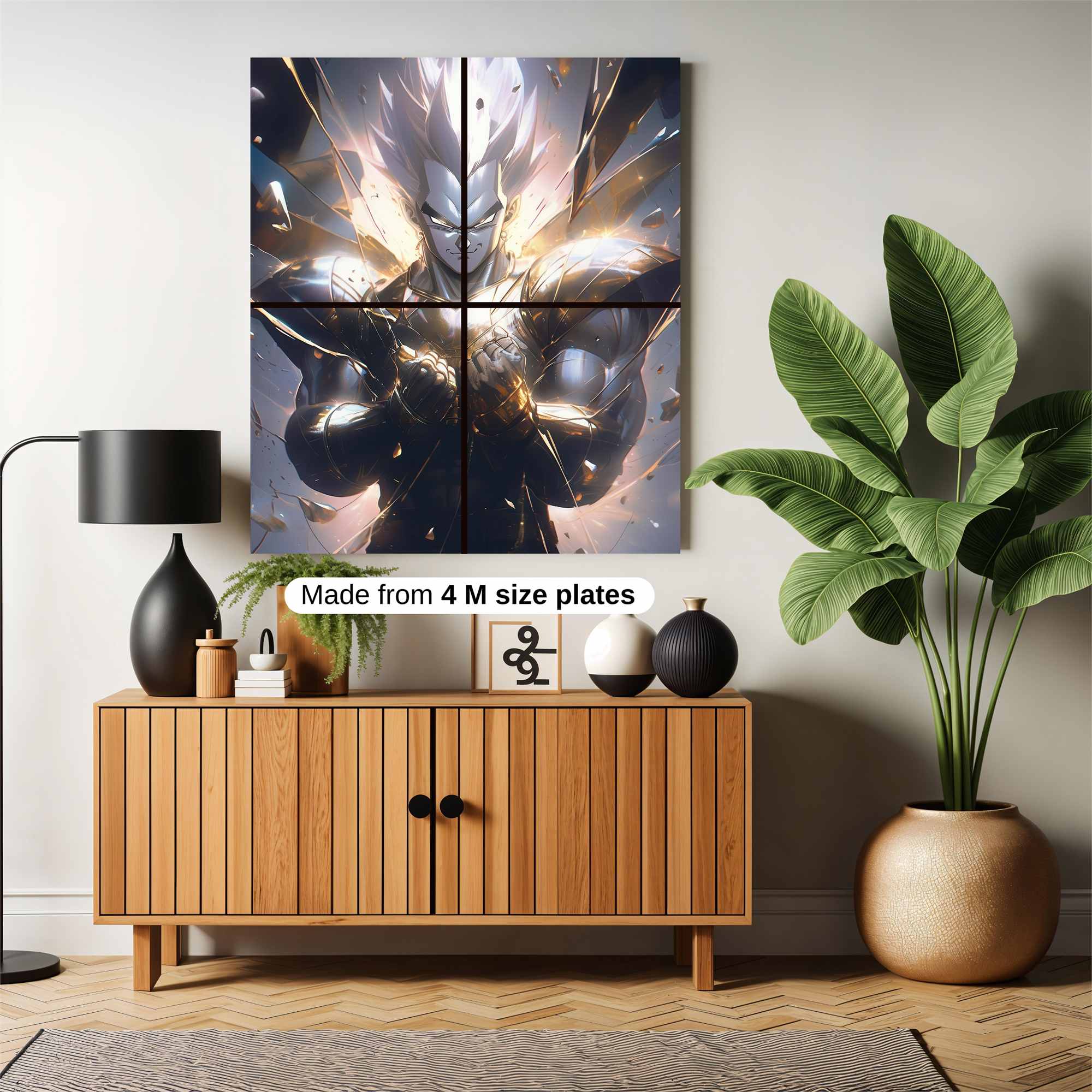 Saiyan Furyburst Safe Wall Magnetic / M