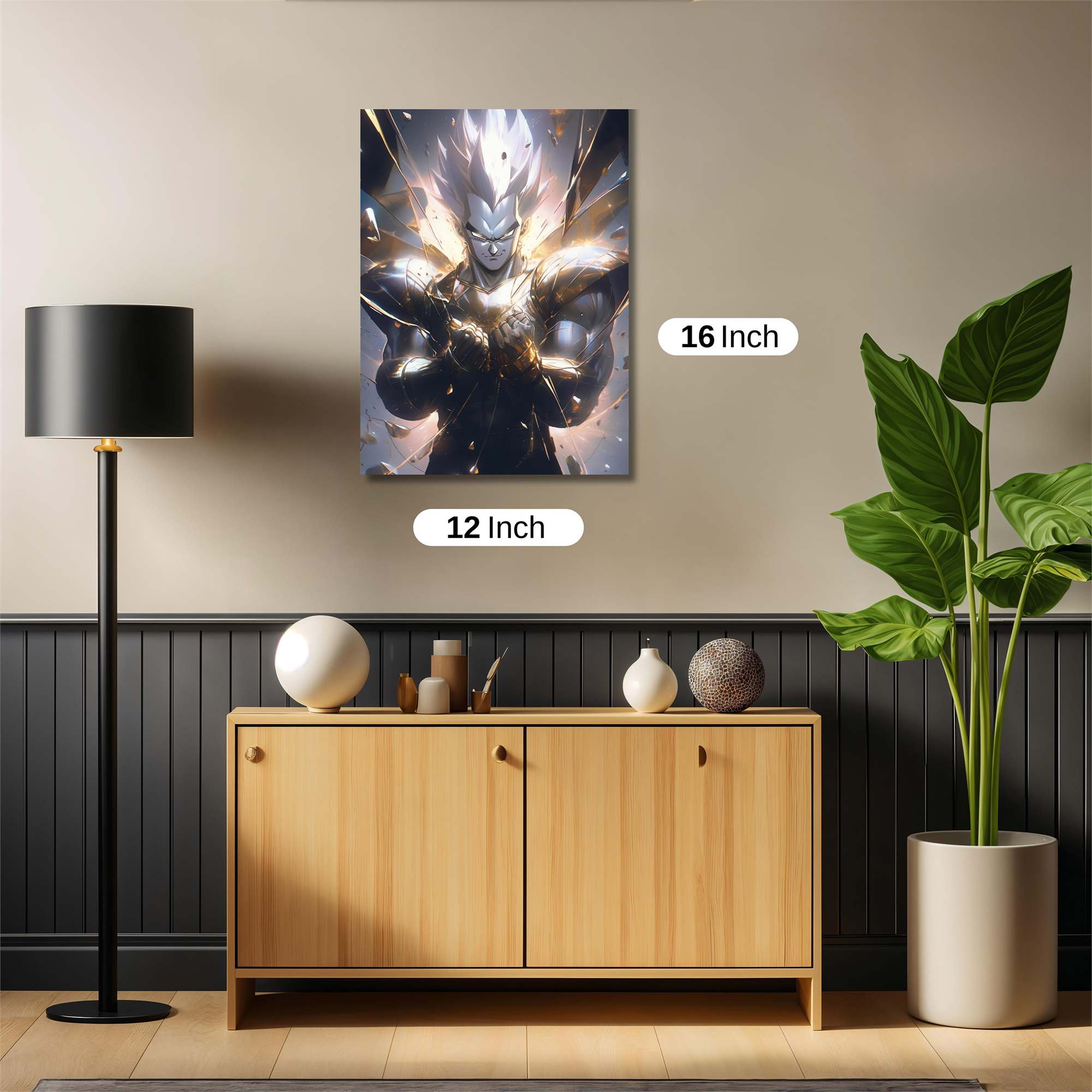 Saiyan Furyburst Safe Wall Magnetic / M