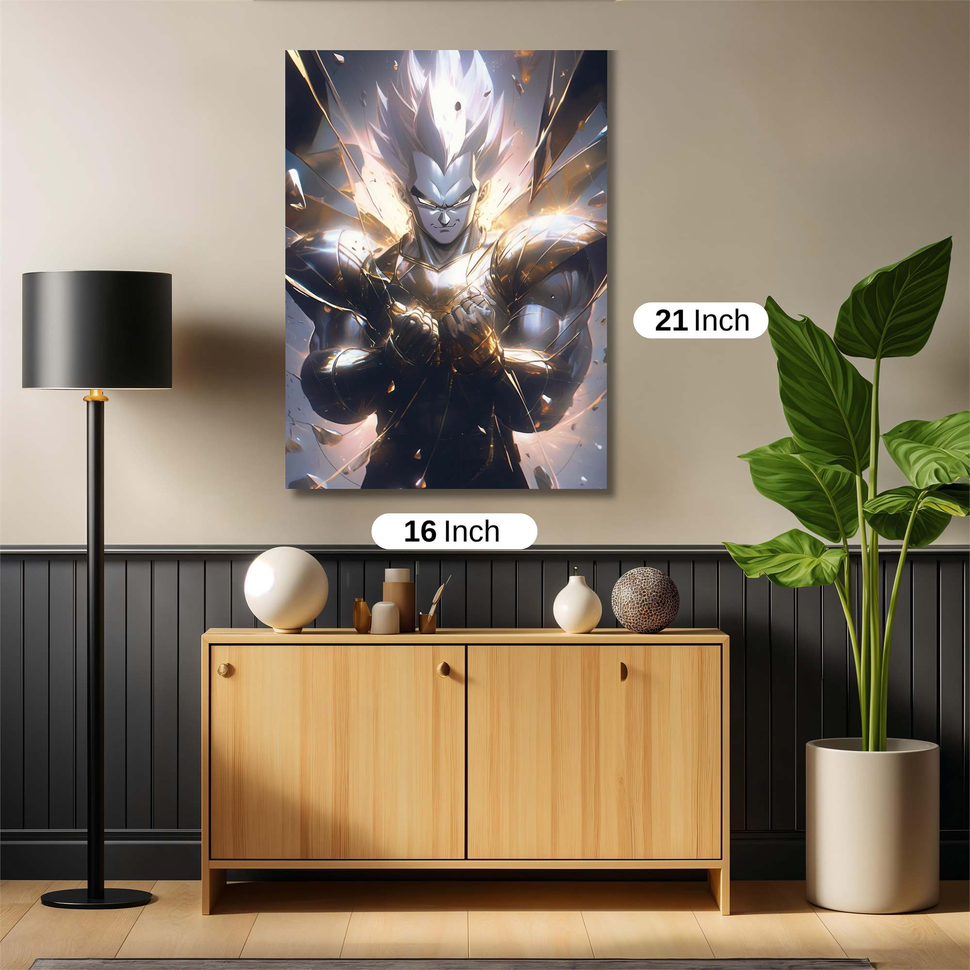 Saiyan Furyburst Safe Wall Magnetic / M