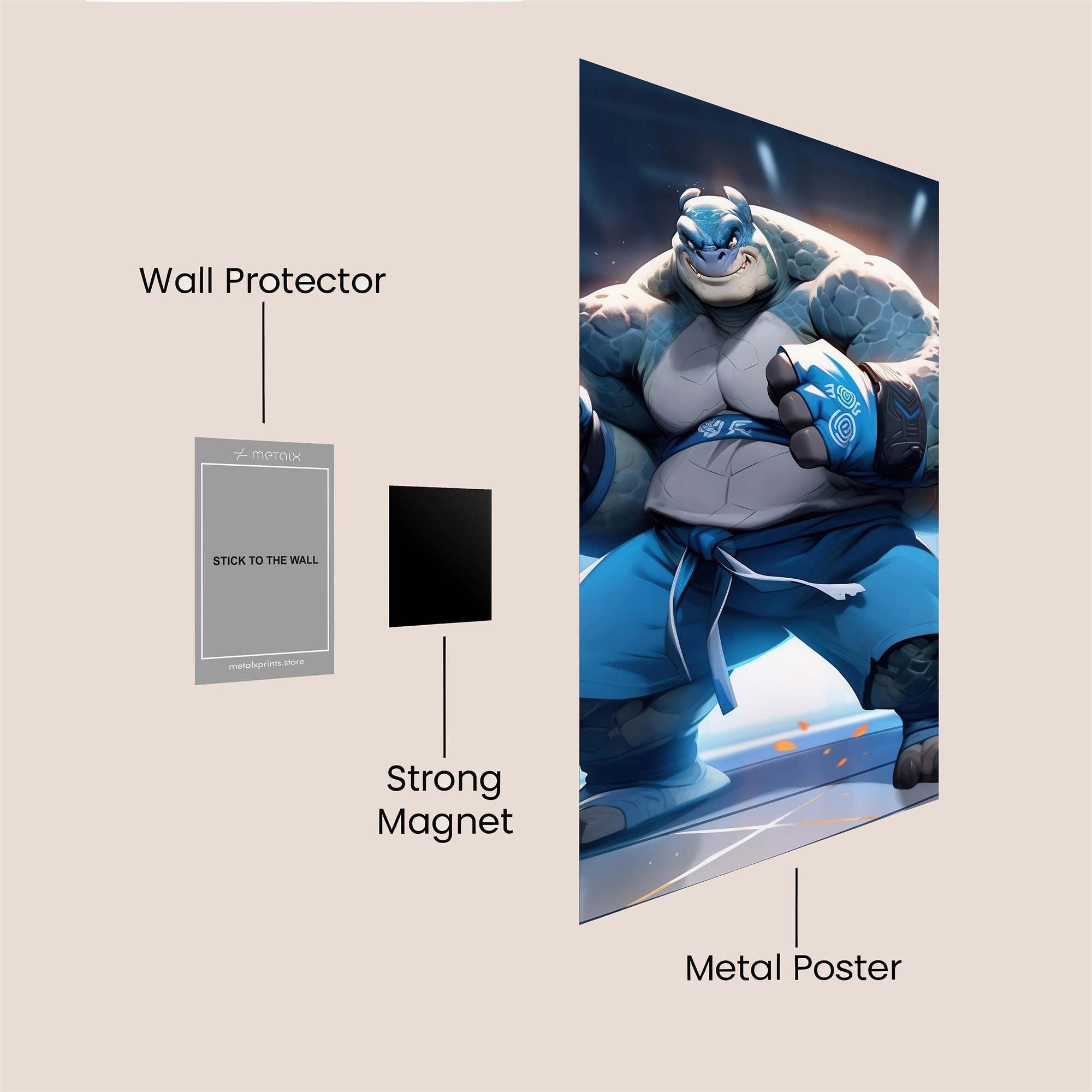 Shell Shockwave Safe Wall Magnetic / M