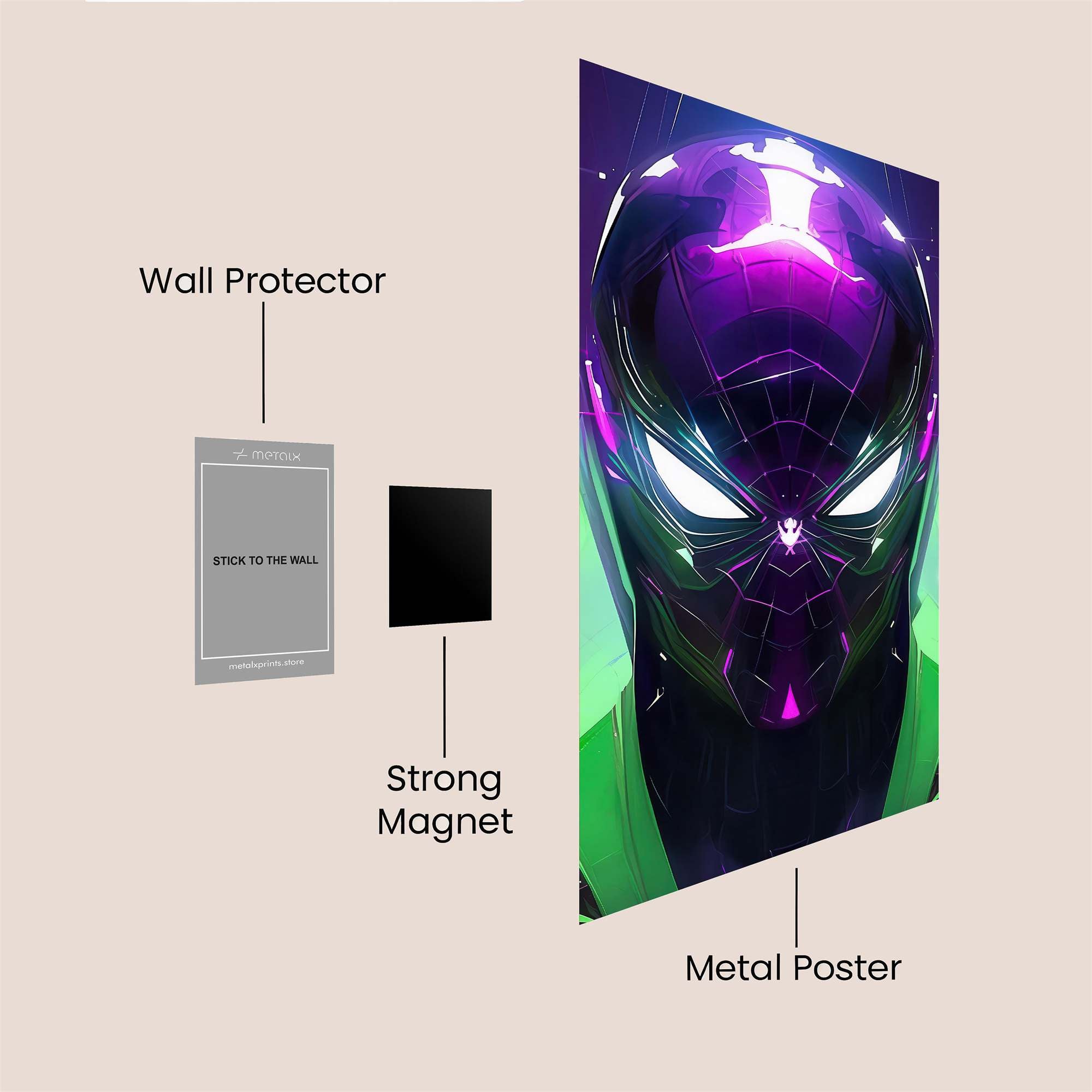 Spider-Man Zenith Safe Wall Magnetic / M