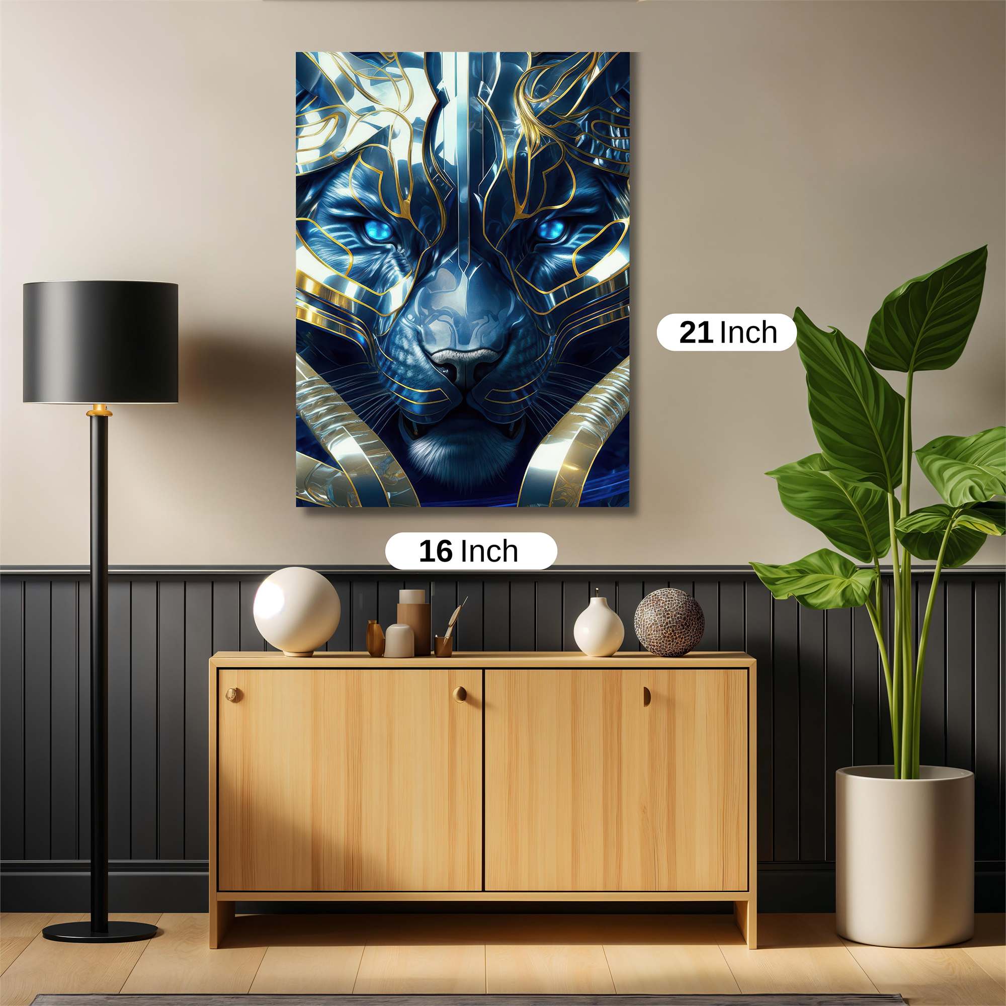 Cyber Panther Safe Wall Magnetic / M