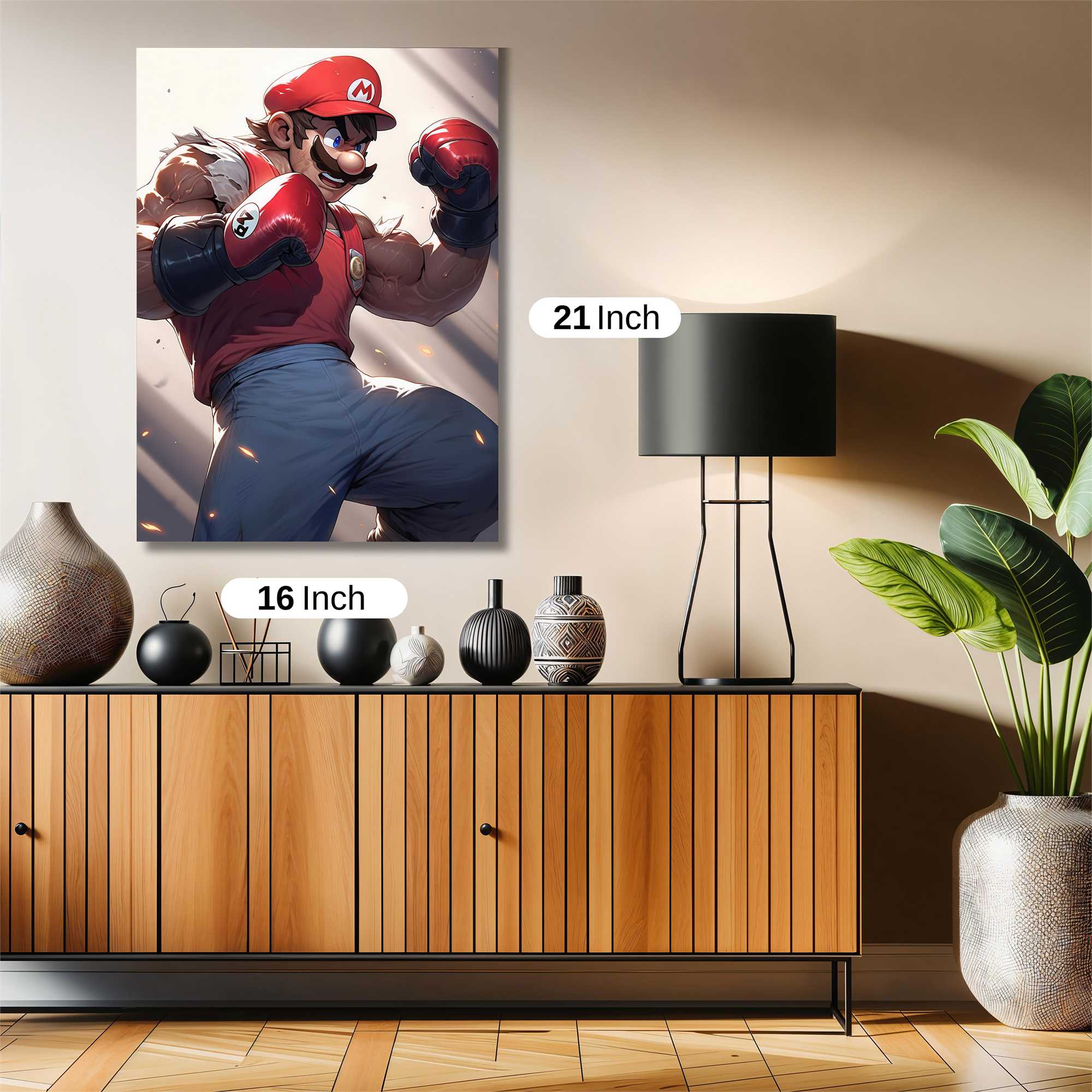 Mario Might Safe Wall Magnetic / M