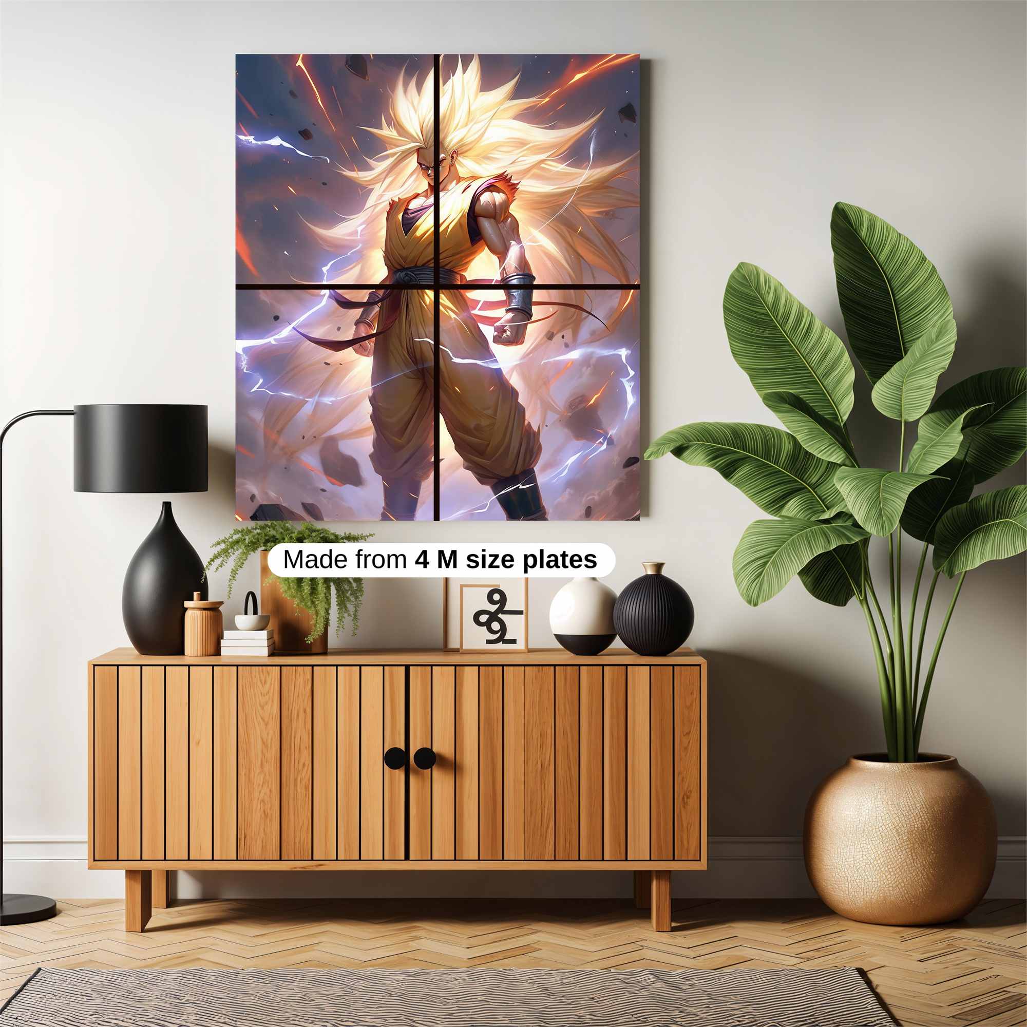 Saiyan Surge Safe Wall Magnetic / M