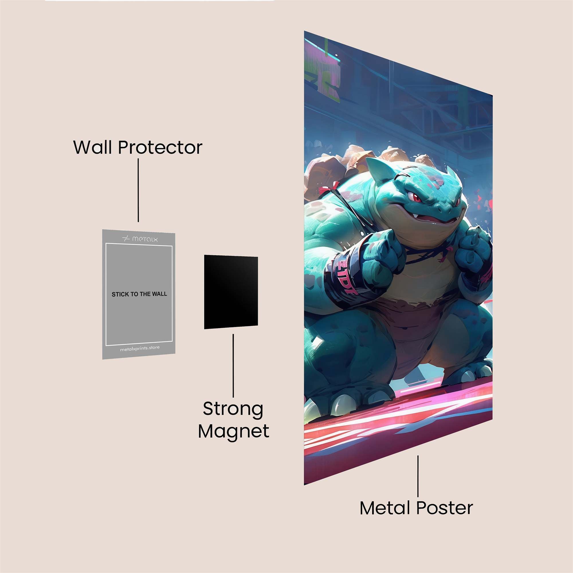 Venusaur Triumph Safe Wall Magnetic / M