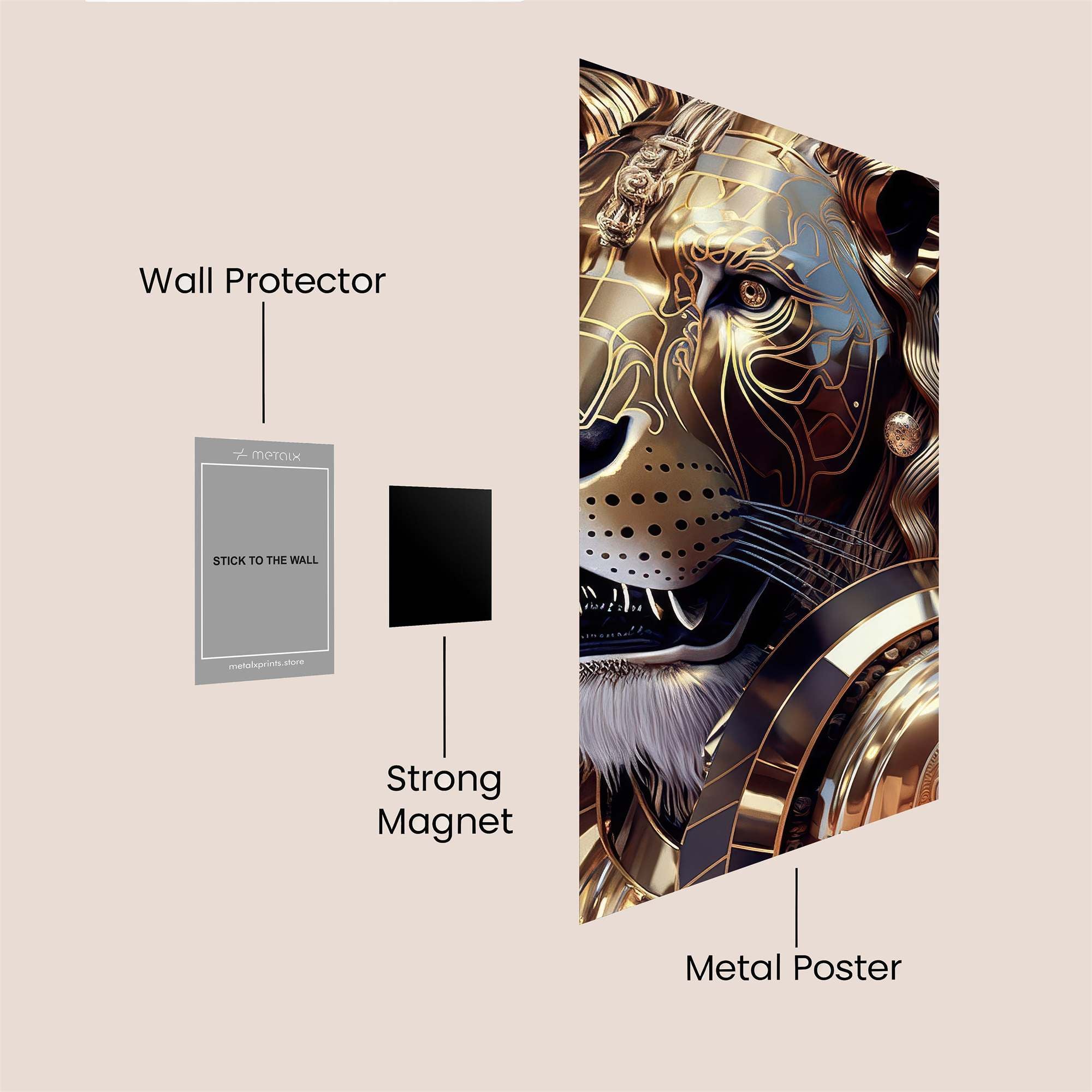 Mechanical Majesty Safe Wall Magnetic / M