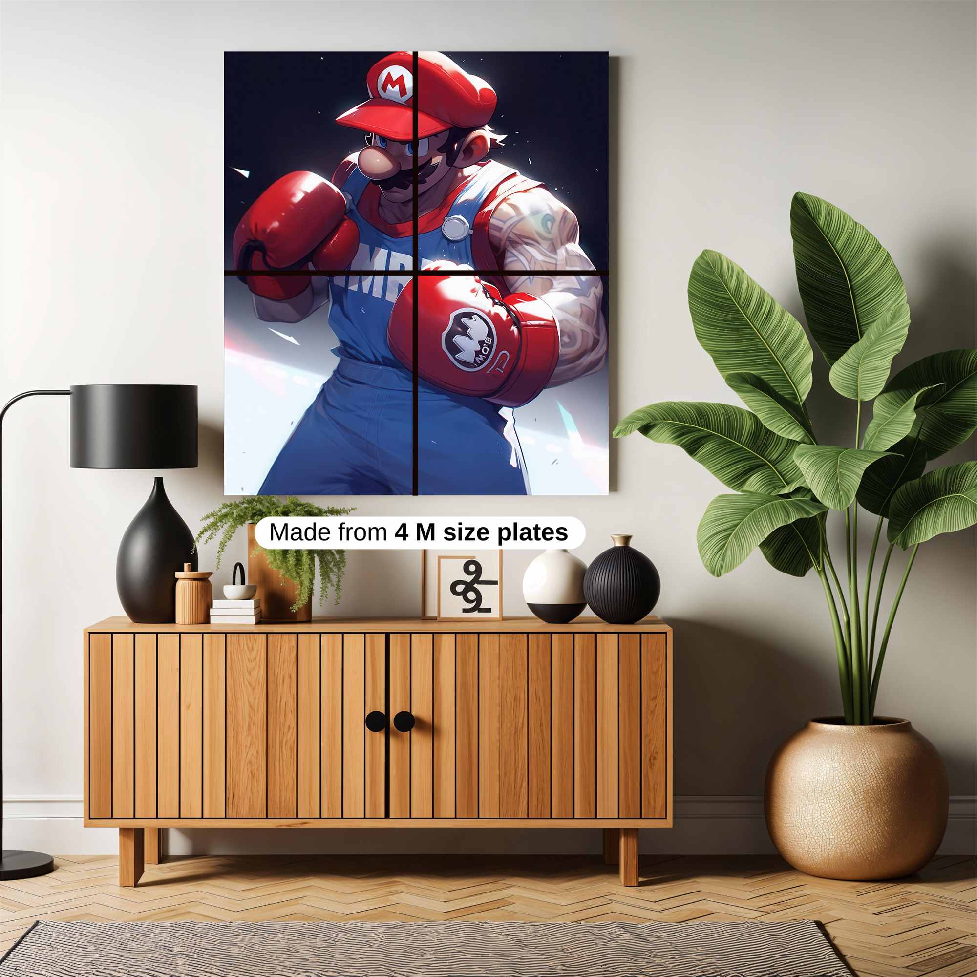 Mario Unyielding Safe Wall Magnetic / M
