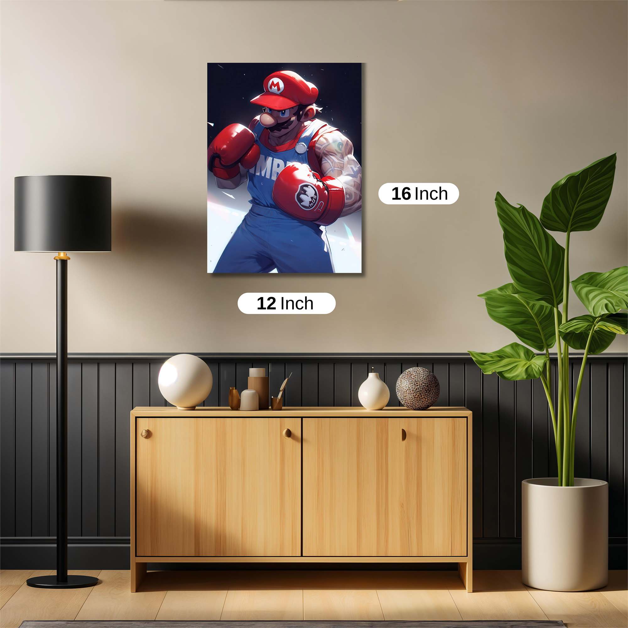 Mario Unyielding Safe Wall Magnetic / M