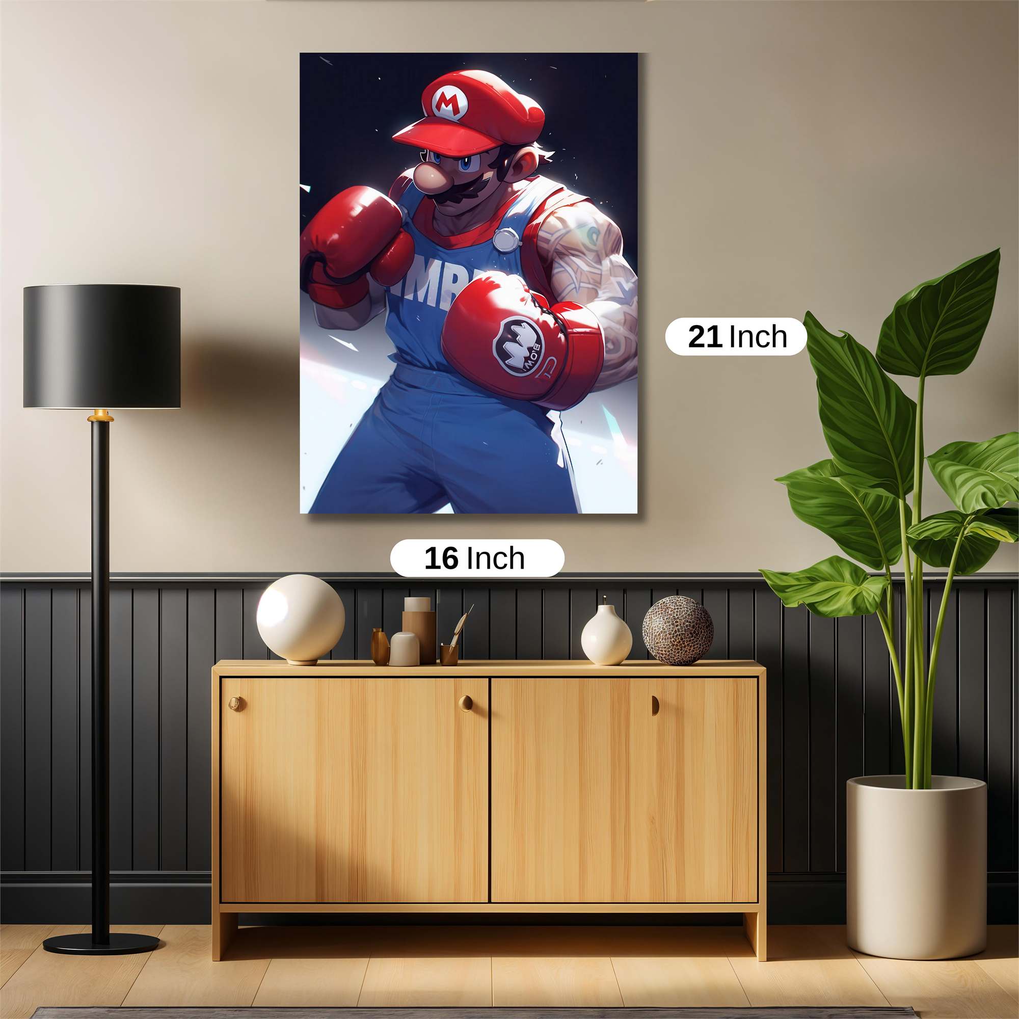 Mario Unyielding Safe Wall Magnetic / M