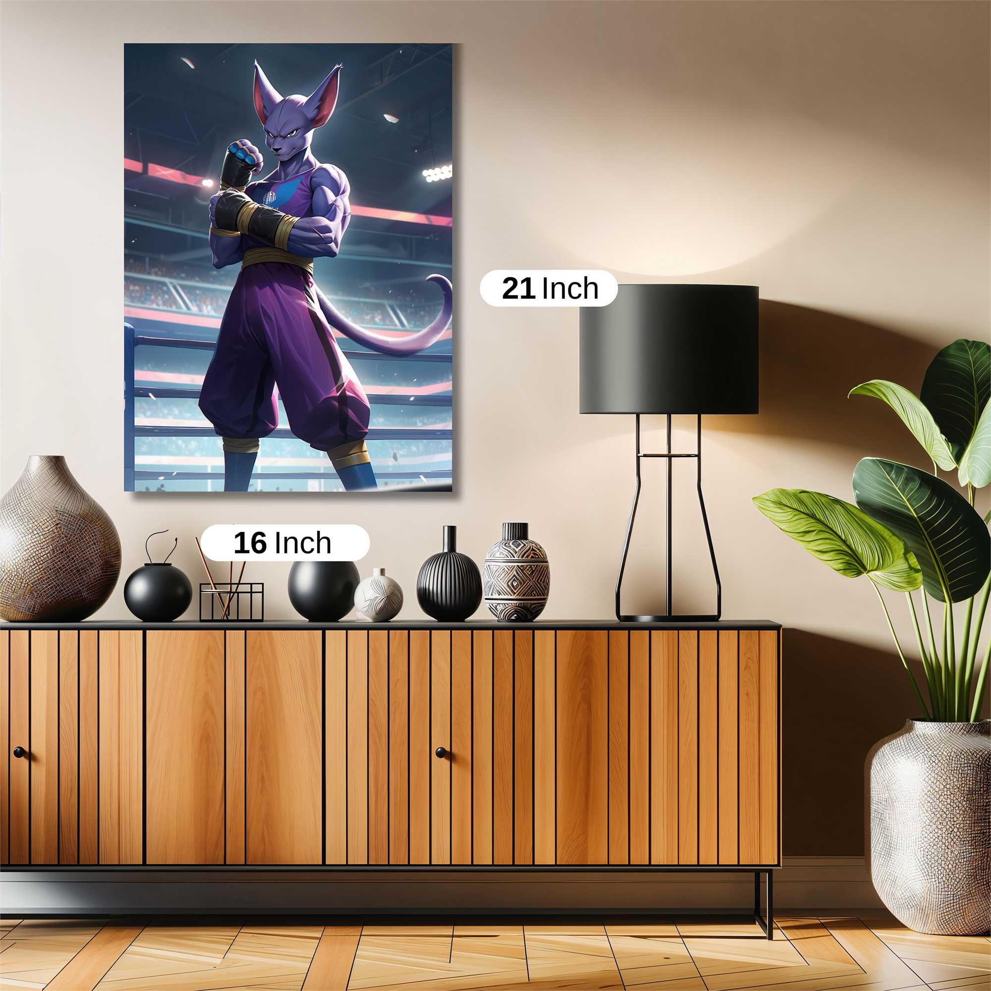 Beerus Challenge Safe Wall Magnetic / M