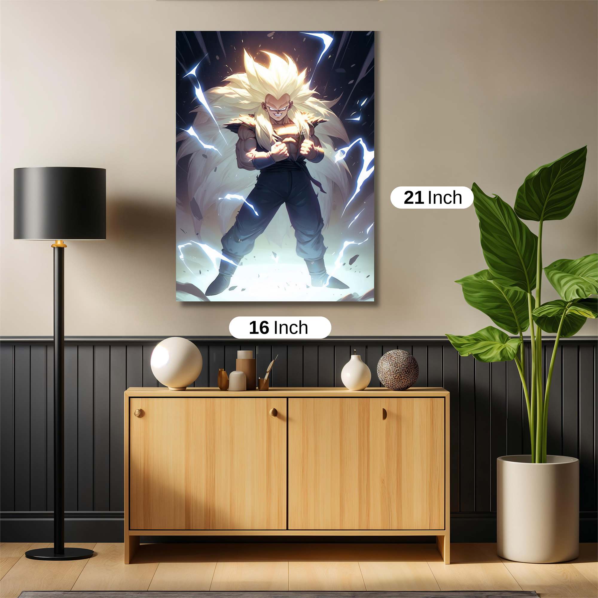 Saiyan Surge Safe Wall Magnetic / M