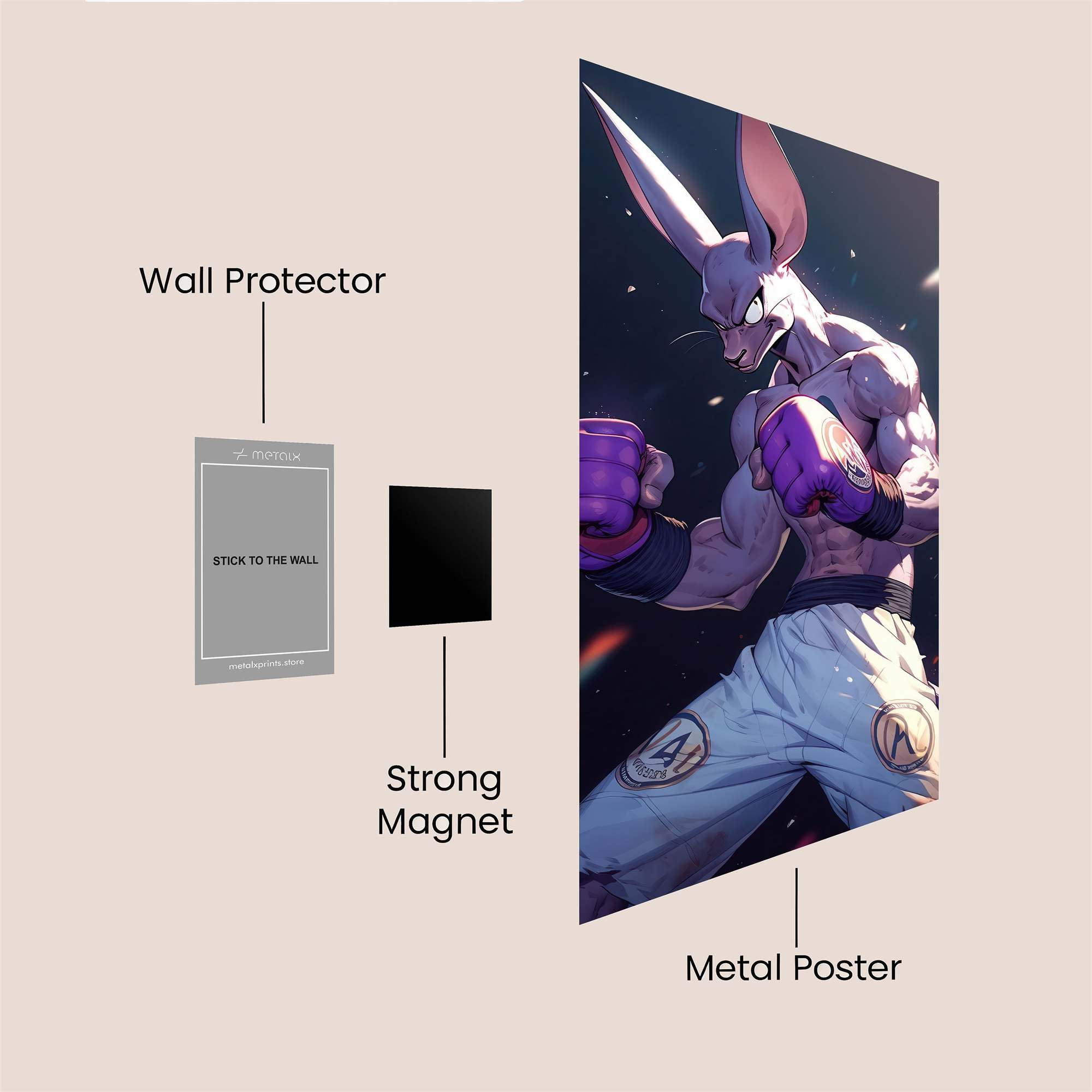 Feline Fury Safe Wall Magnetic / M