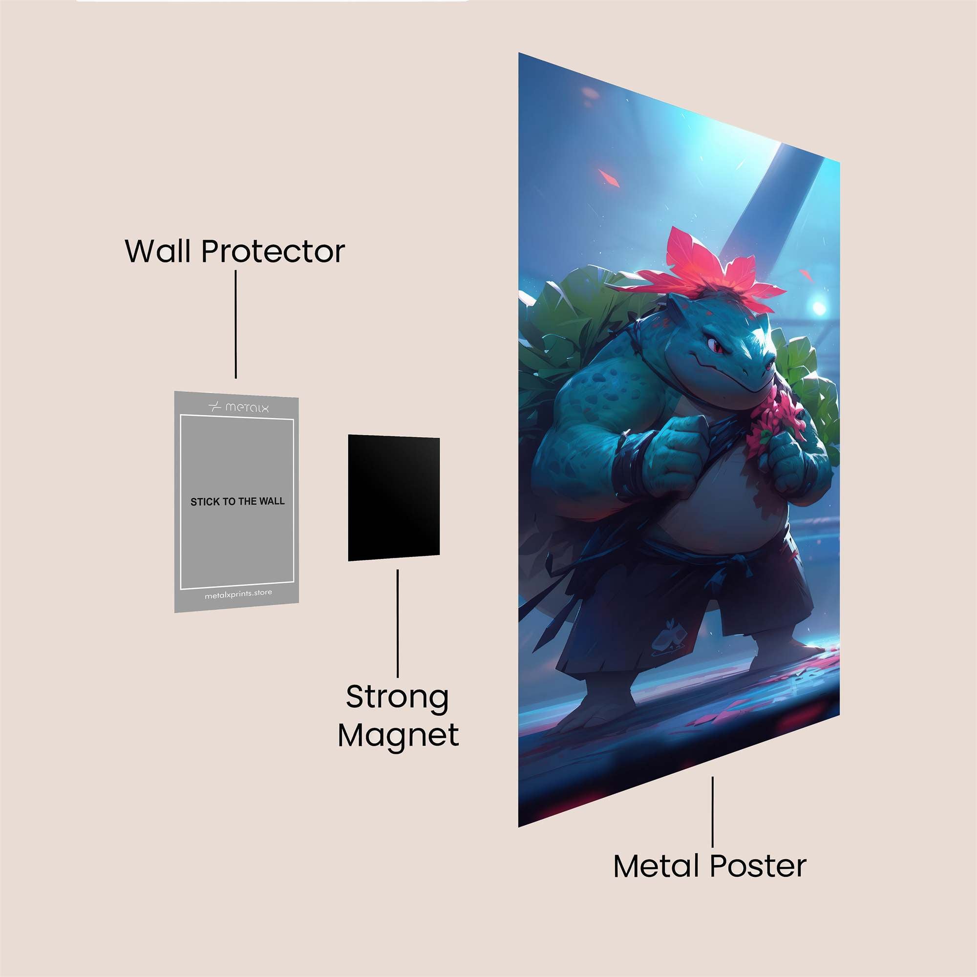 Venusaur Valor Safe Wall Magnetic / M