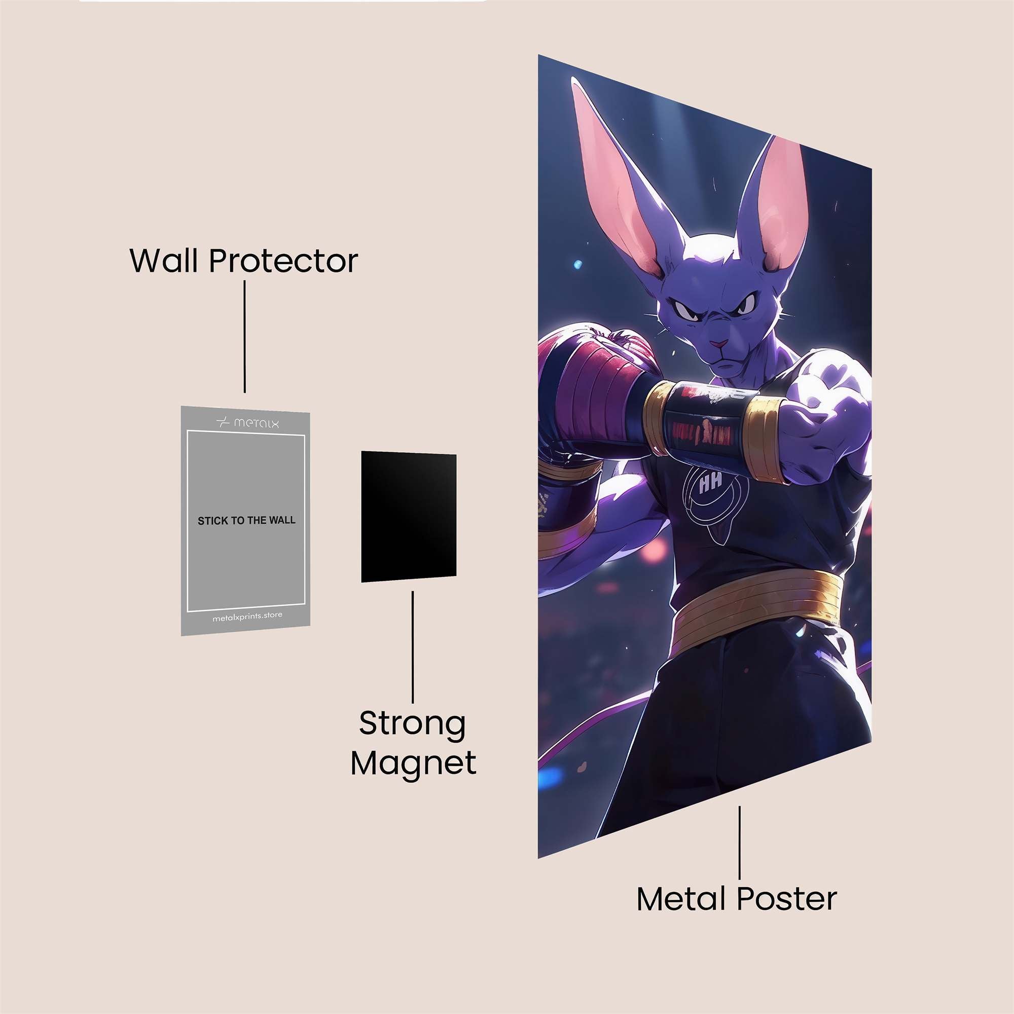 Feline Fury Safe Wall Magnetic / M