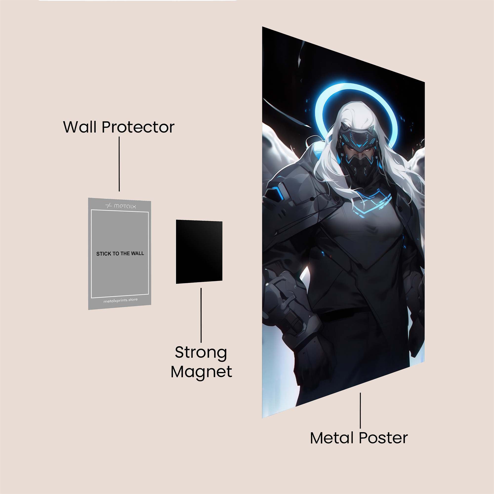 Celestial Sentinel Safe Wall Magnetic / M