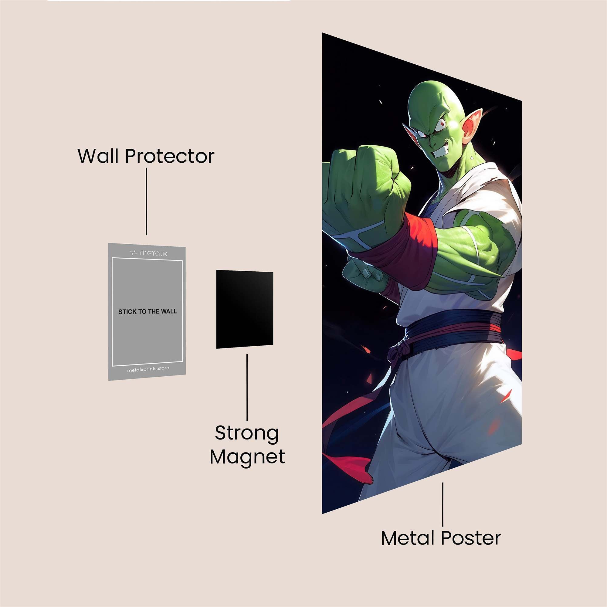 Piccolo Powerstance Safe Wall Magnetic / M
