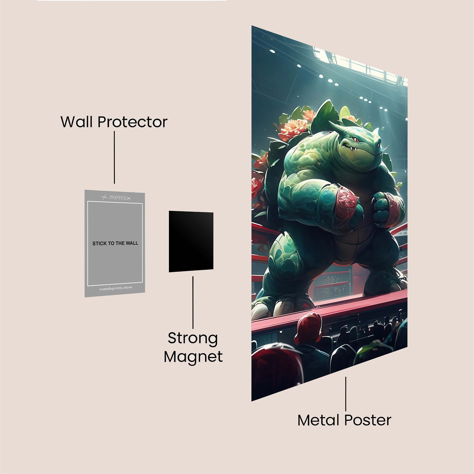 Venusaur Victory Safe Wall Magnetic / M