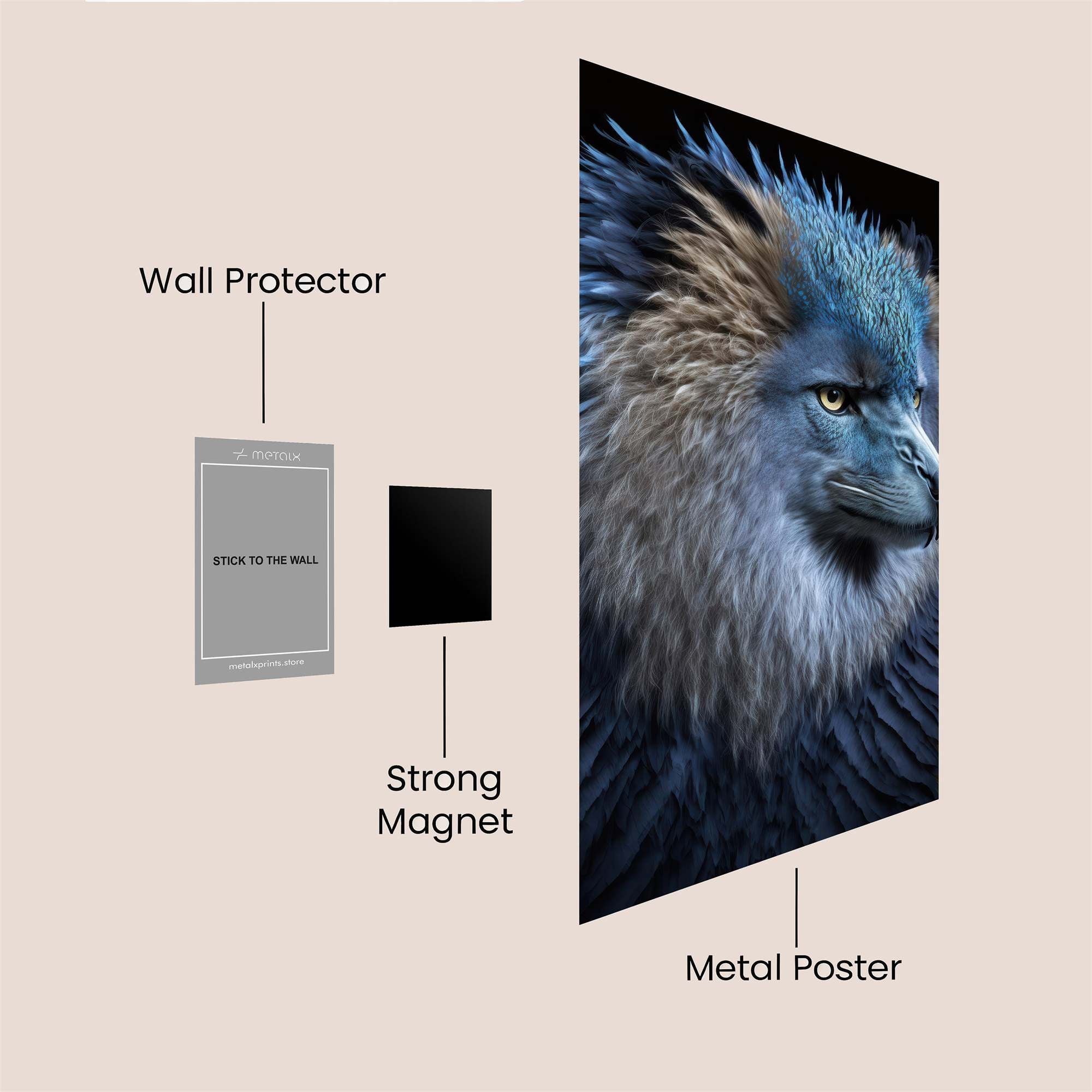 Gryphon Majesty Safe Wall Magnetic / M