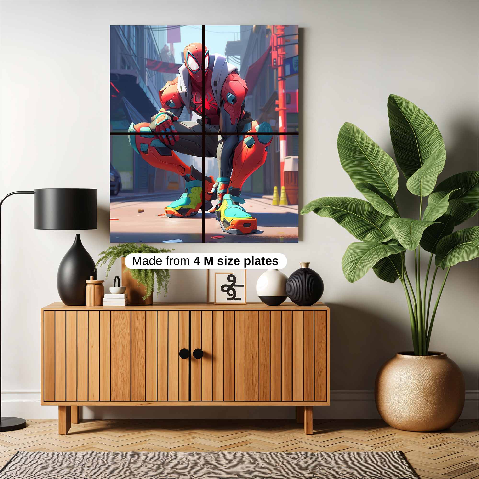 Spider-Man Vividscape Safe Wall Magnetic / M