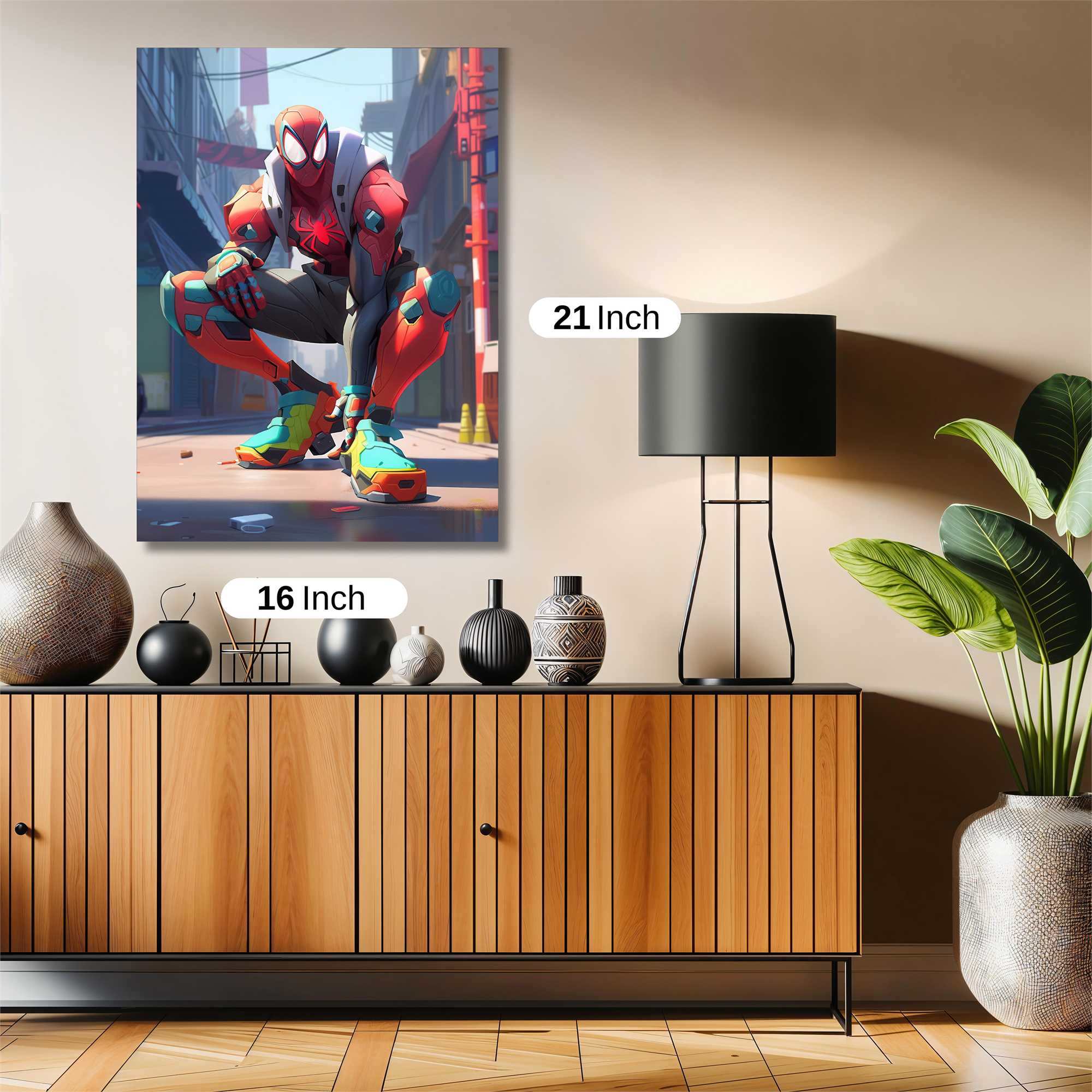 Spider-Man Vividscape Safe Wall Magnetic / M