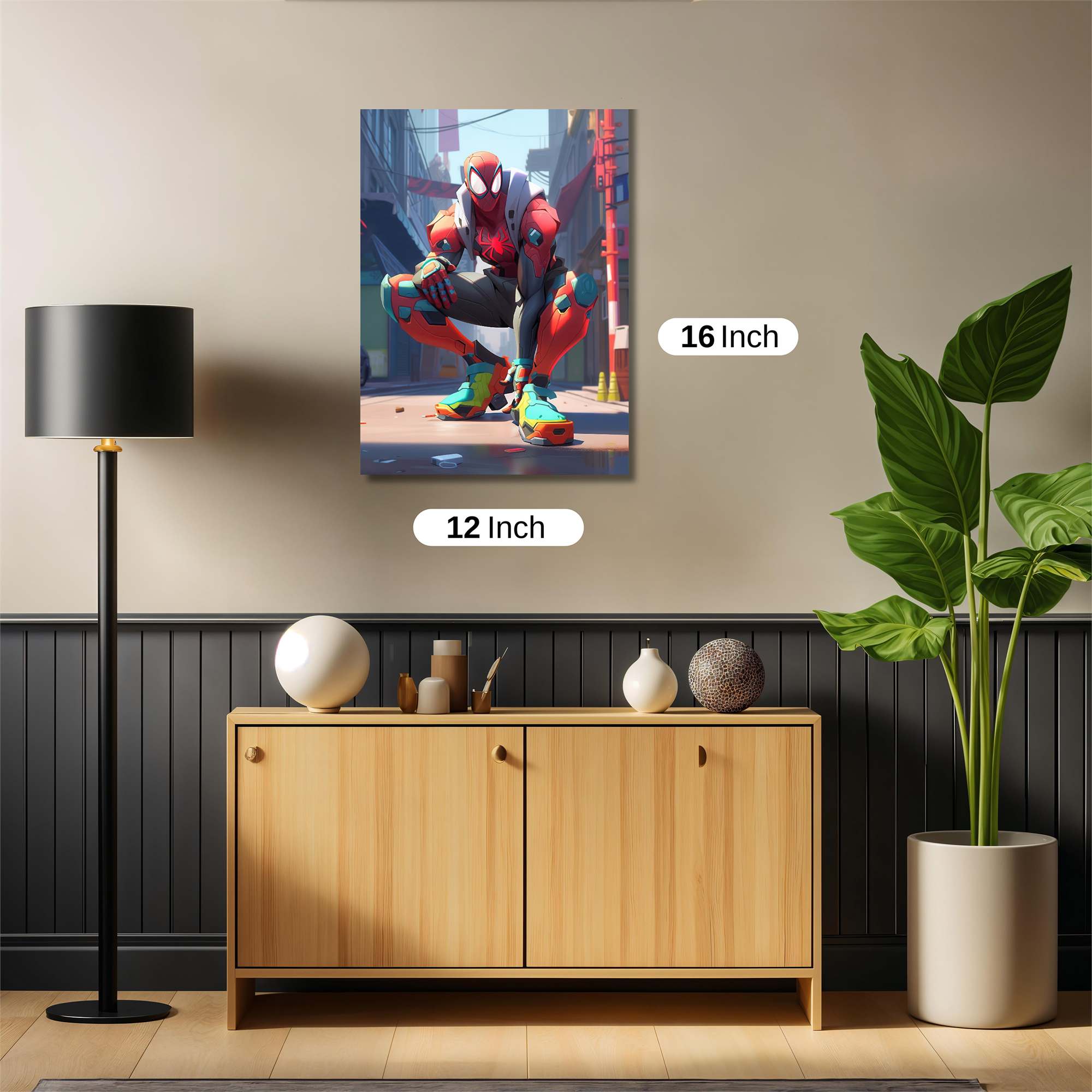 Spider-Man Vividscape Safe Wall Magnetic / M