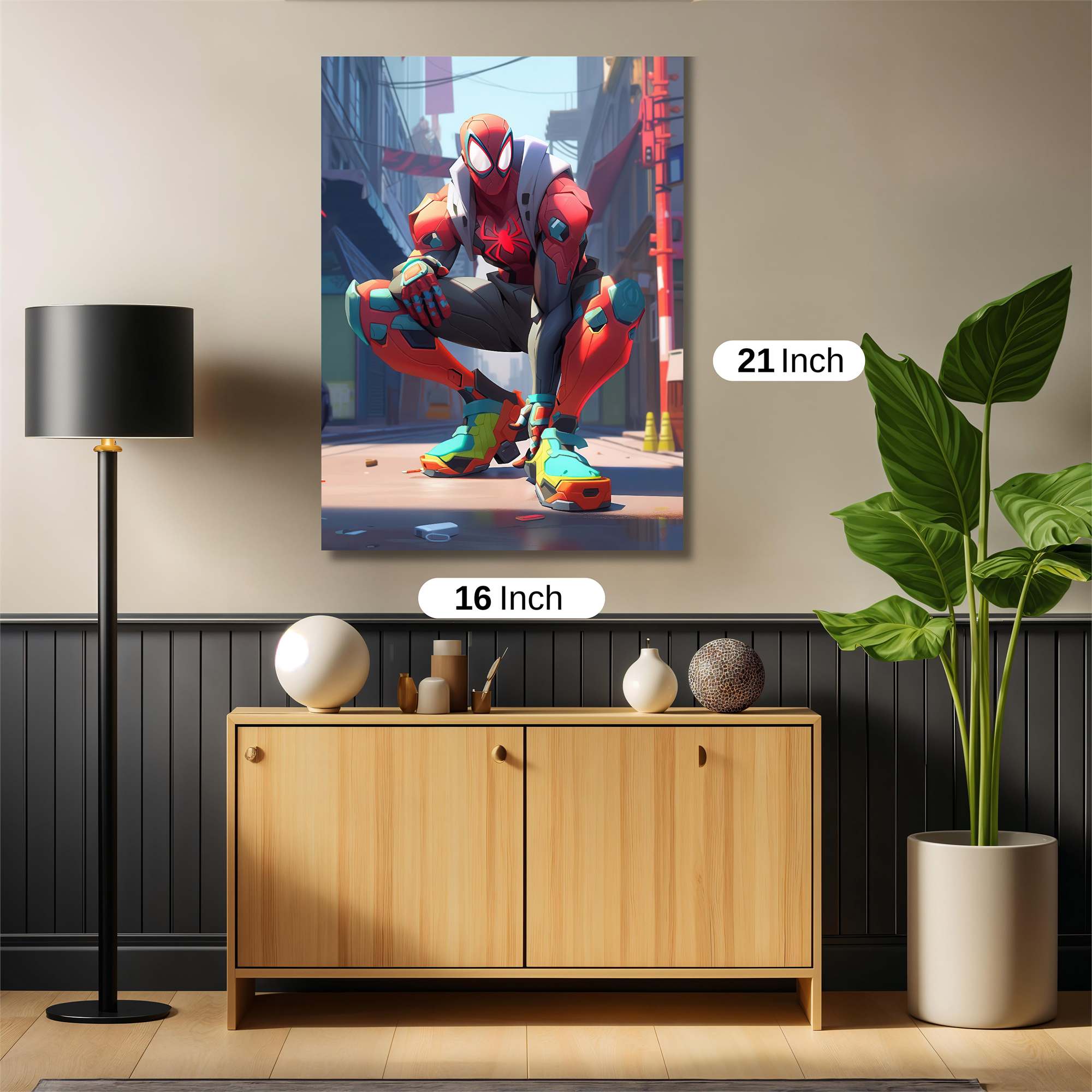 Spider-Man Vividscape Safe Wall Magnetic / M