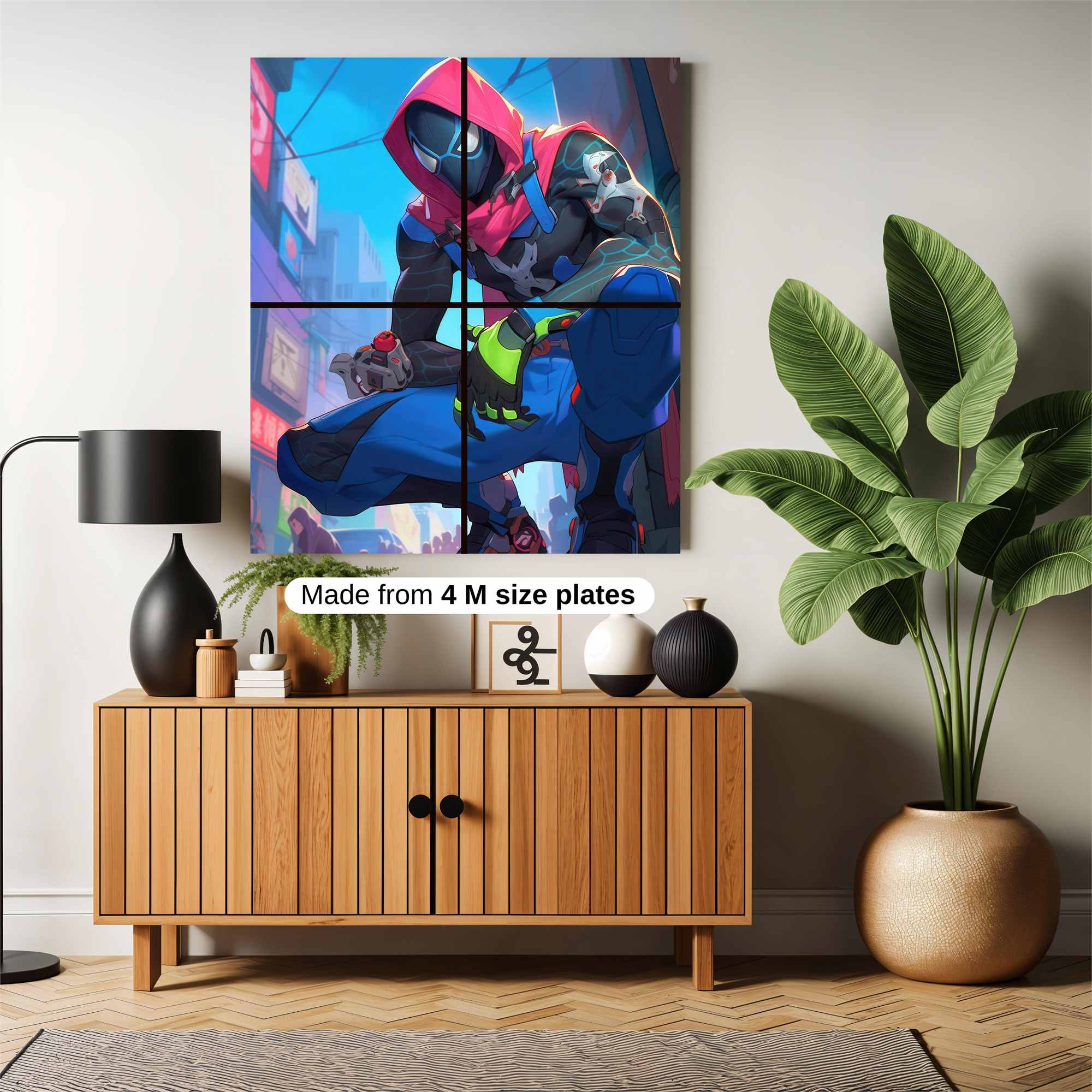 Spider-Vibrant Safe Wall Magnetic / M