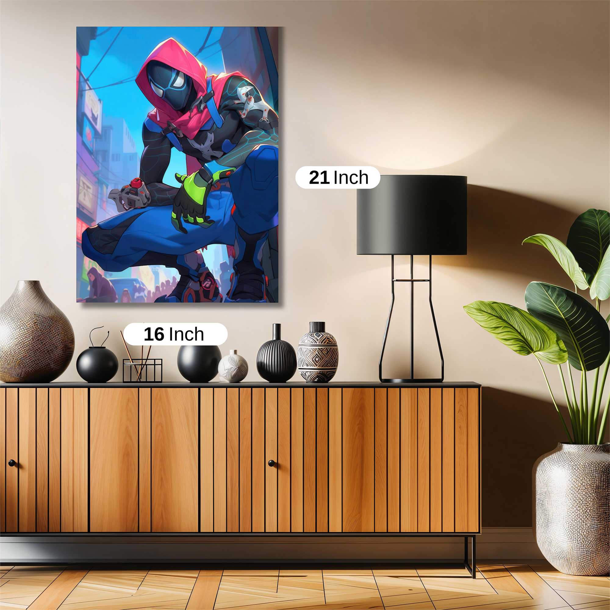 Spider-Vibrant Safe Wall Magnetic / M
