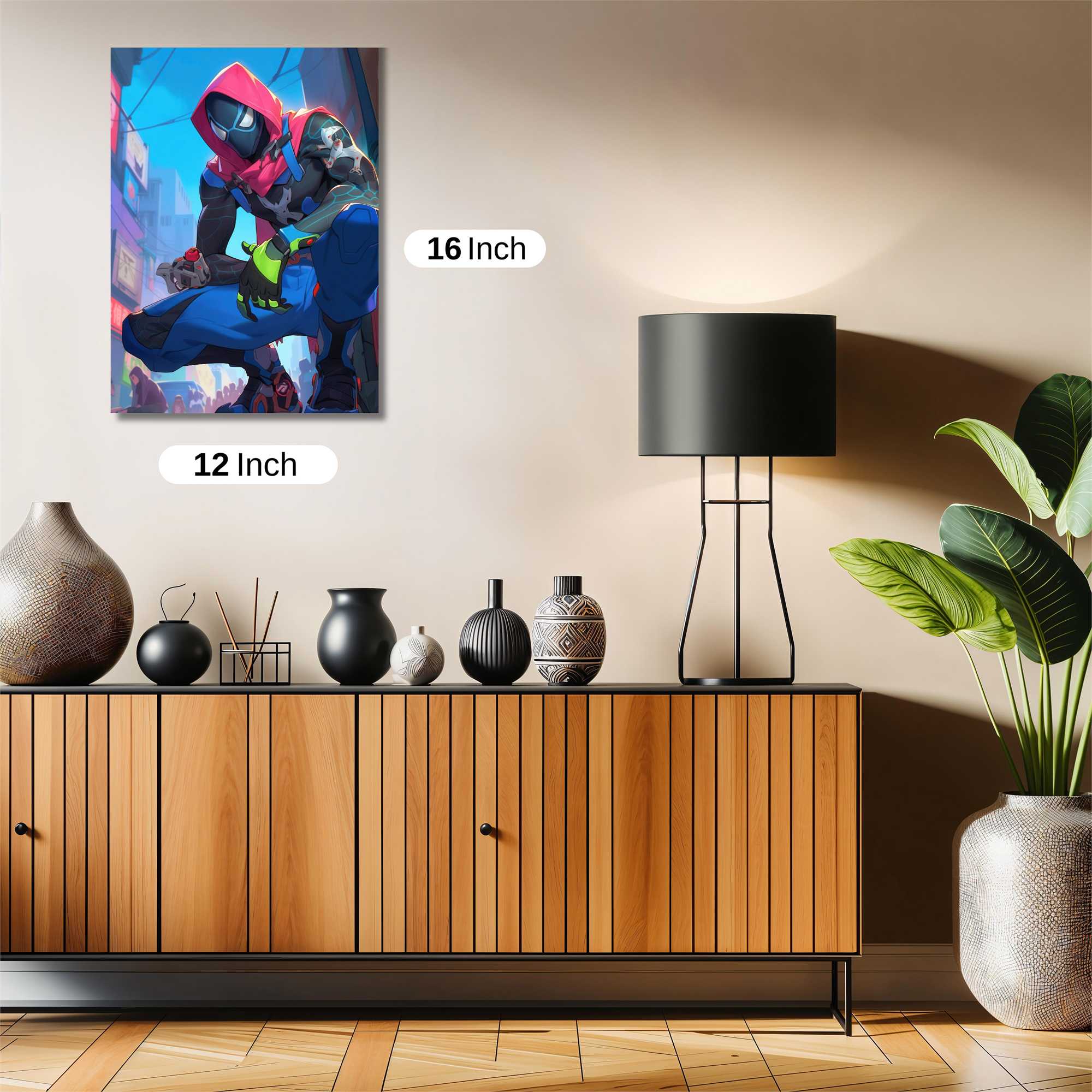 Spider-Vibrant Safe Wall Magnetic / M