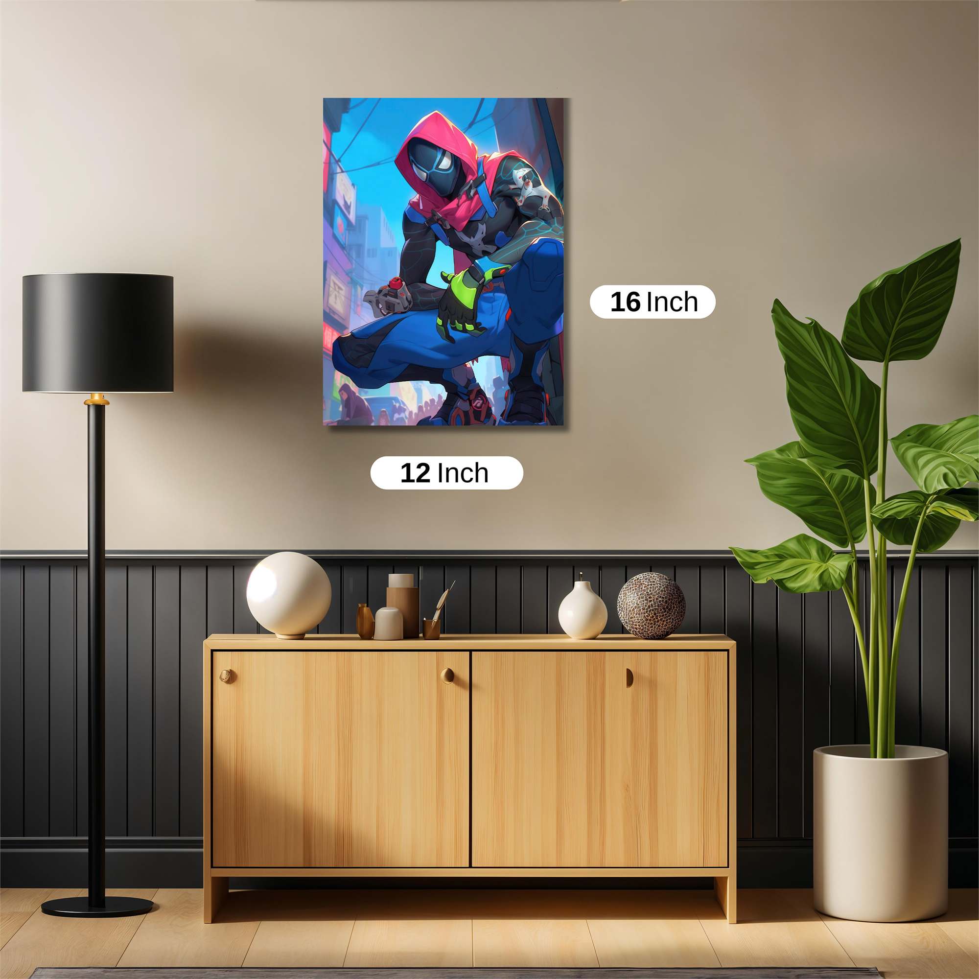 Spider-Vibrant Safe Wall Magnetic / M