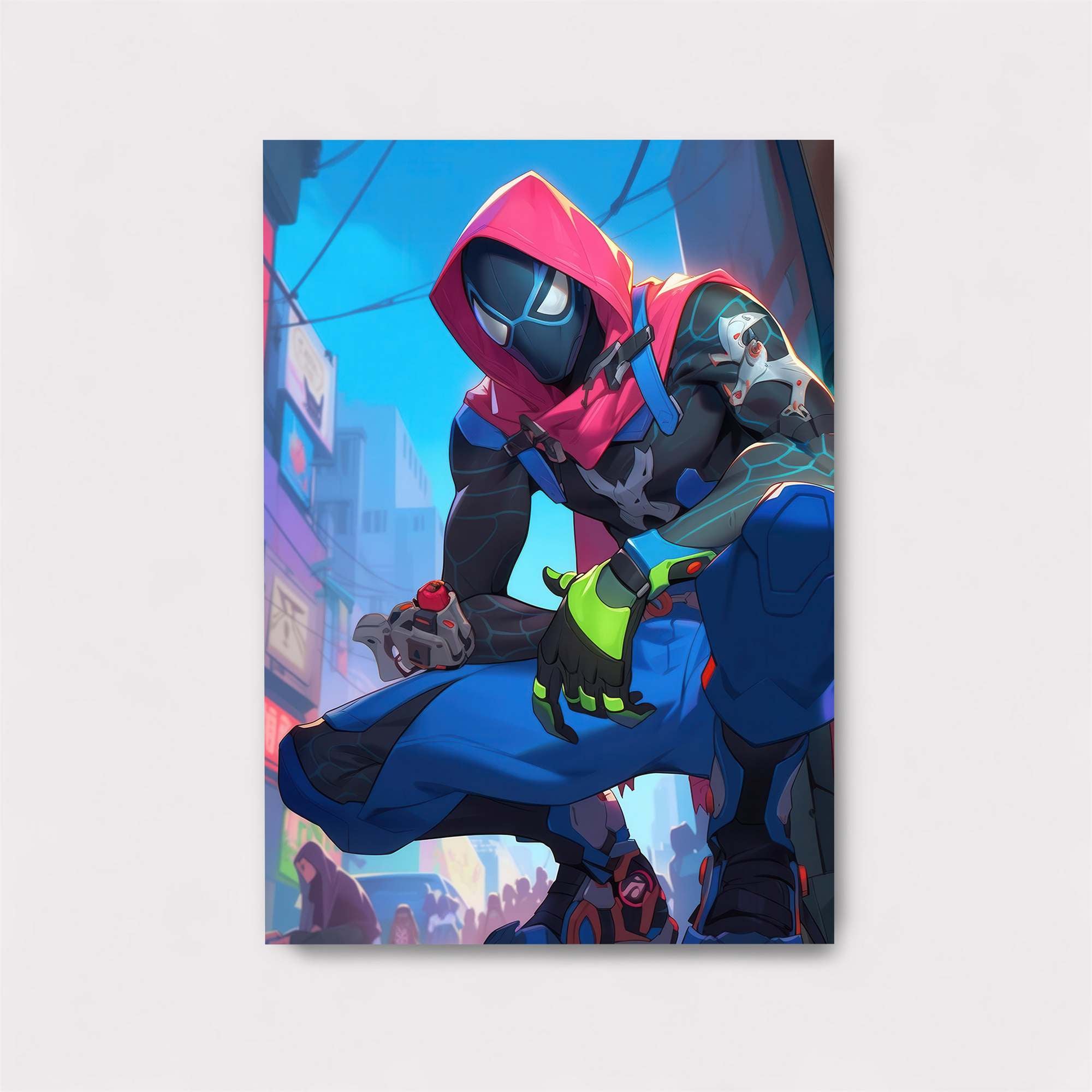 Spider-Vibrant Safe Wall Magnetic / M