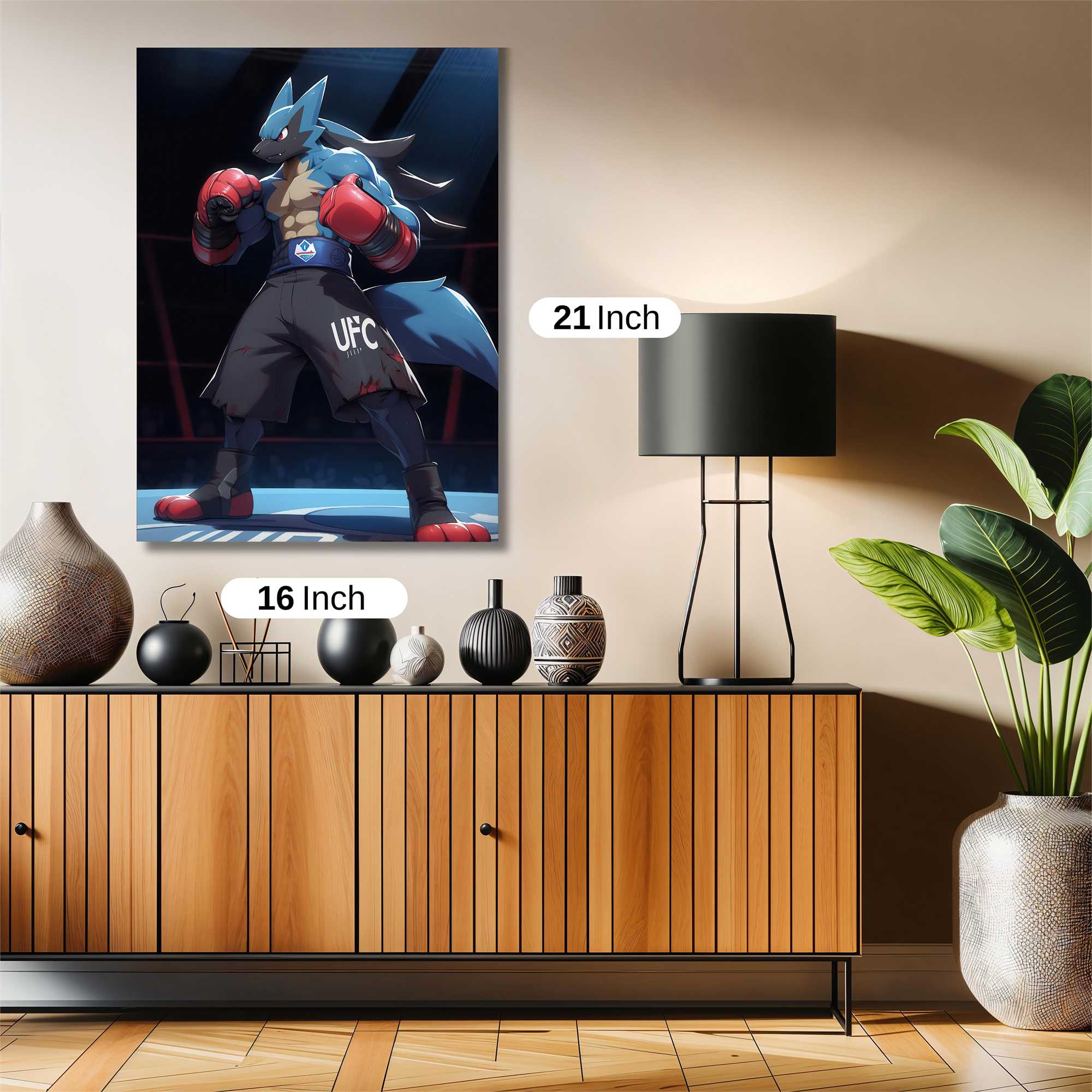 Lucario Brawl Safe Wall Magnetic / M