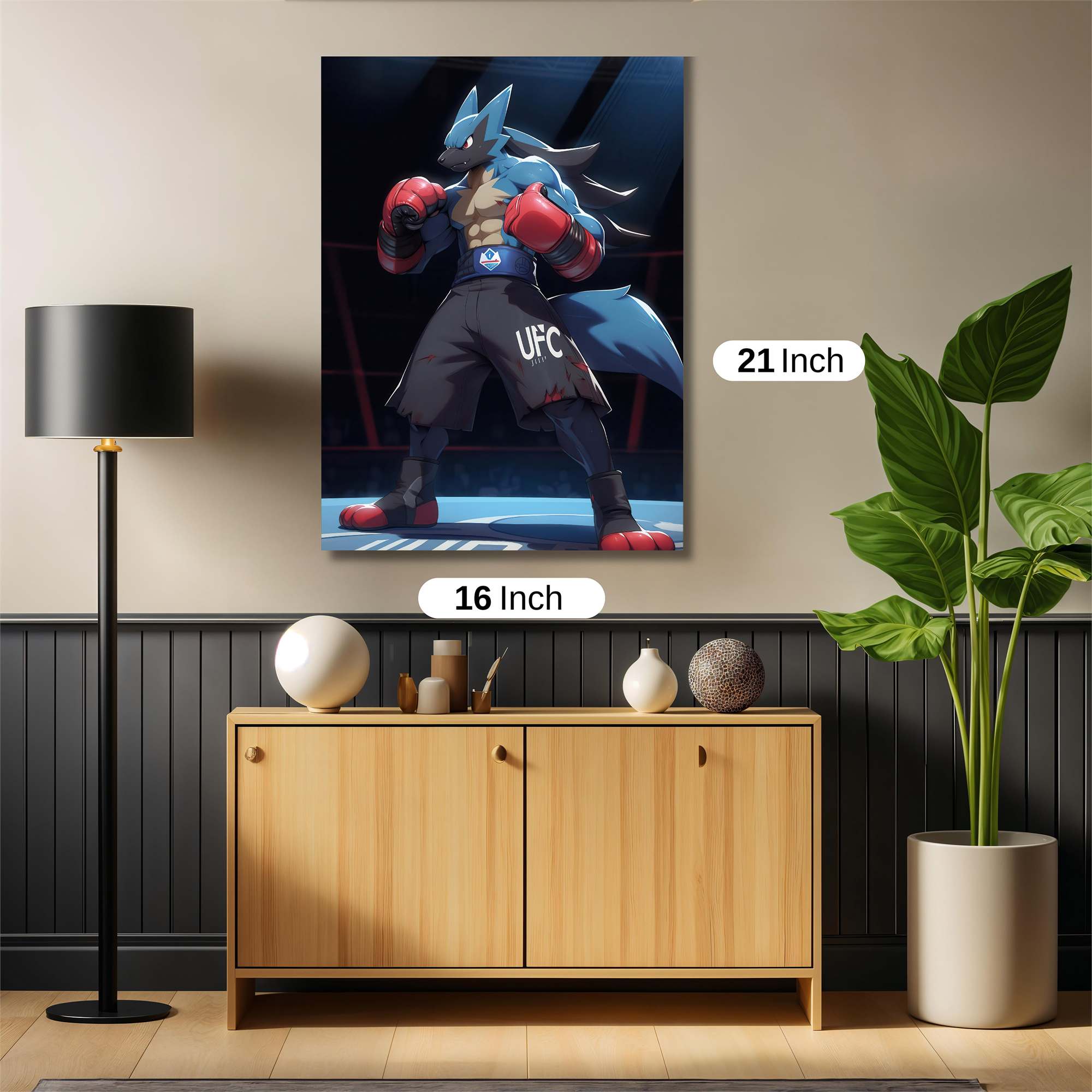 Lucario Brawl Safe Wall Magnetic / M