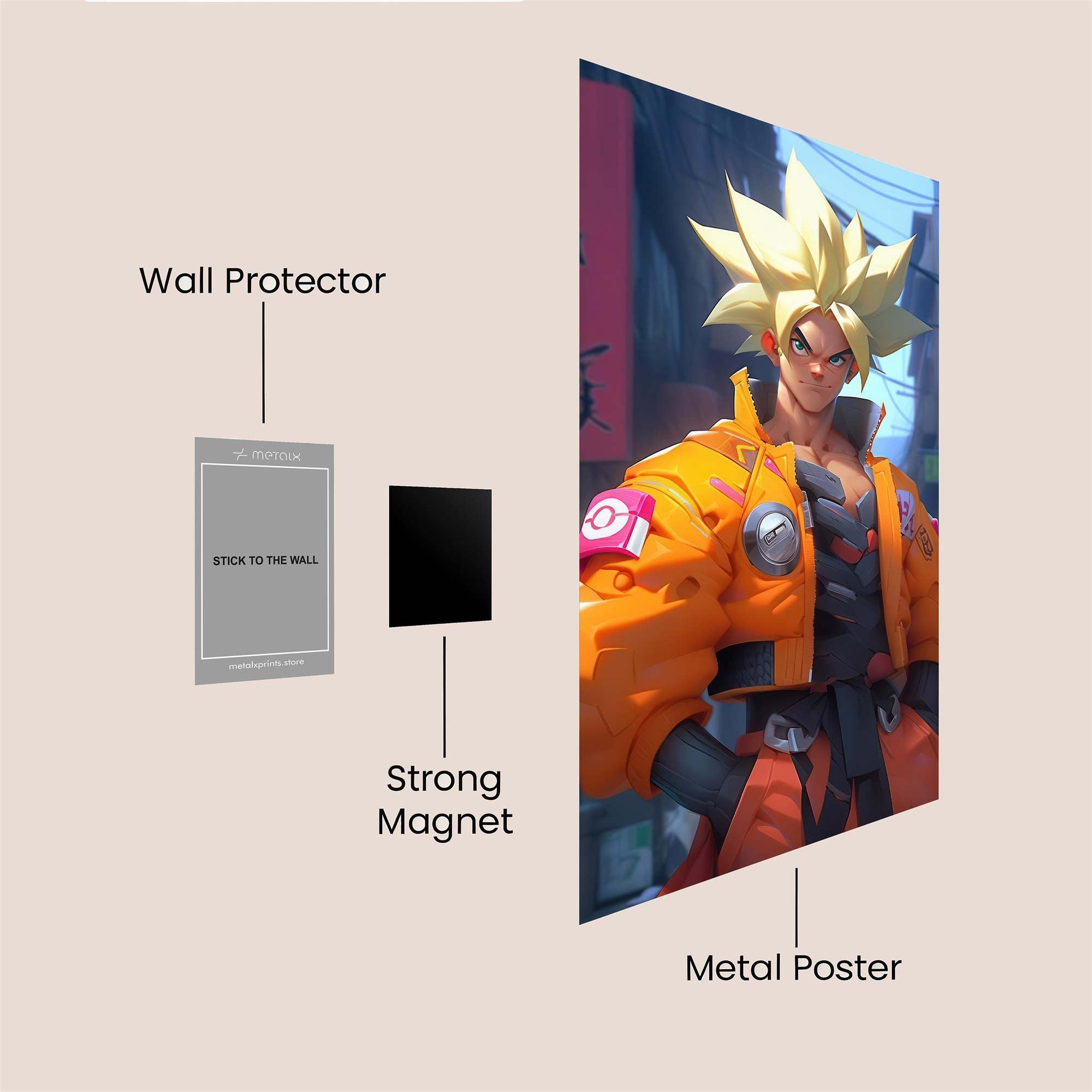 Heroic Vibe Safe Wall Magnetic / M