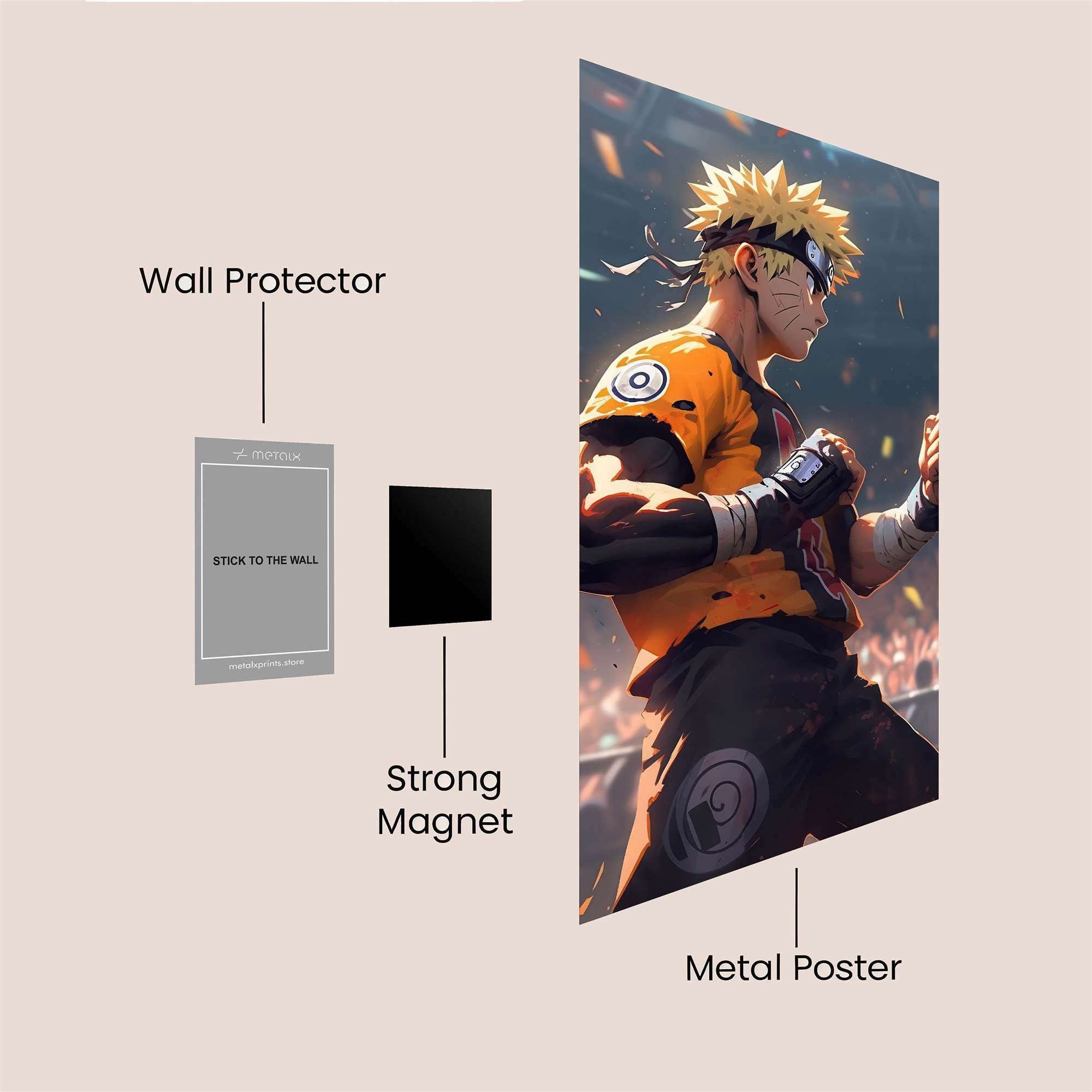 Naruto Triumph Safe Wall Magnetic / M